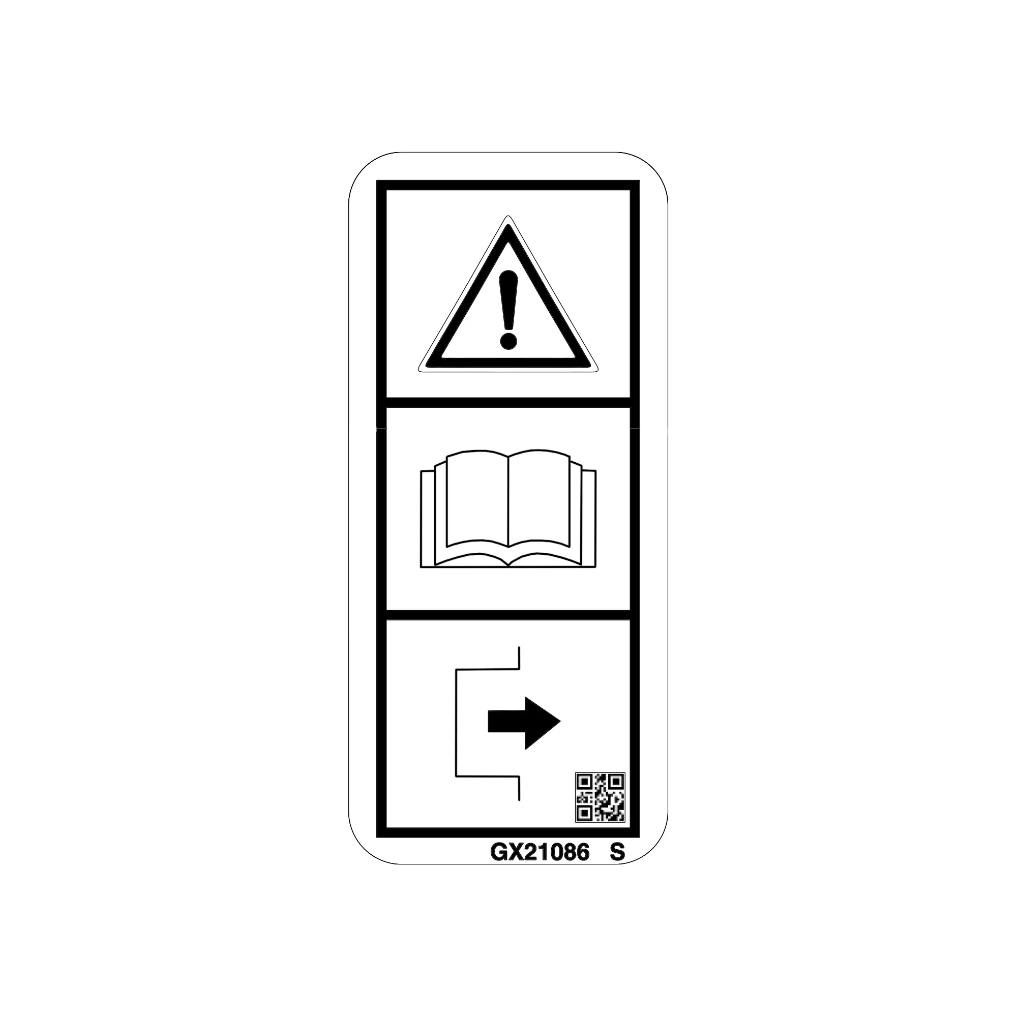 John Deere Label - GX21086