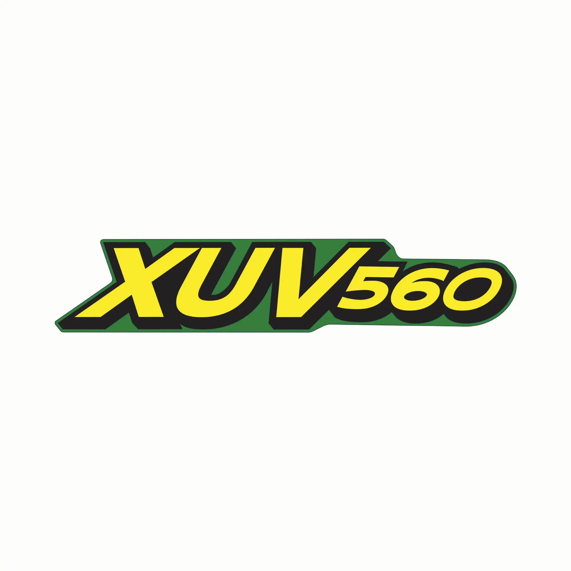 John Deere Model XUV560 Hood Green Label - M176230