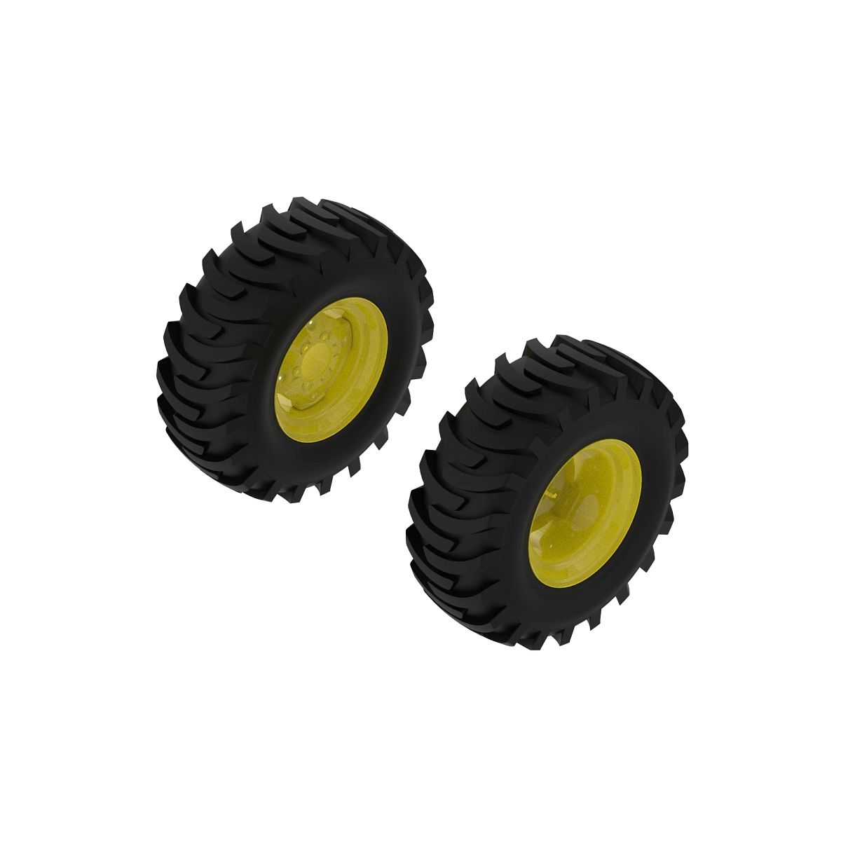 John Deere Tire and Wheel Assembly, 14-17.5 6PR R4 - BLV10599