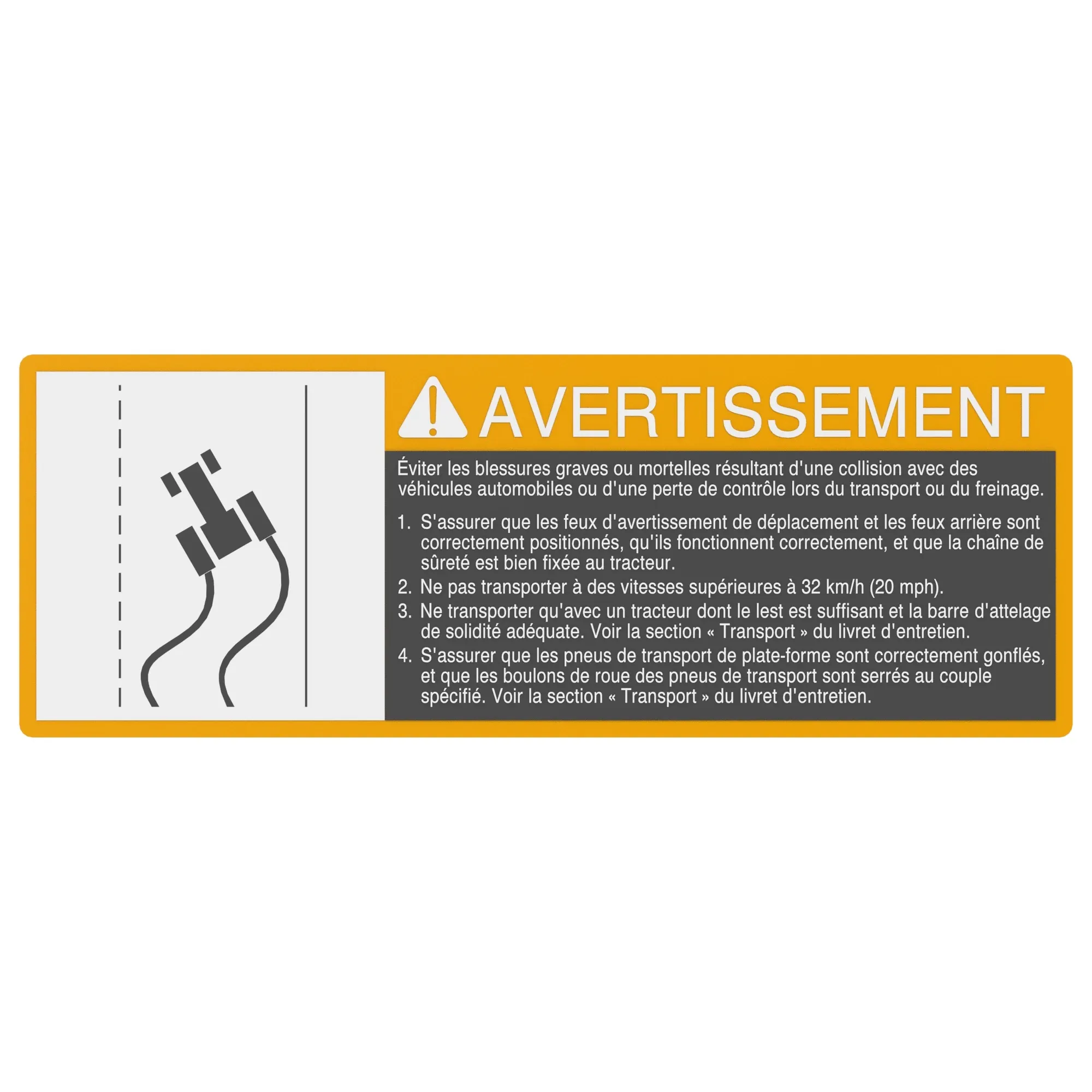 Label, Warning, French