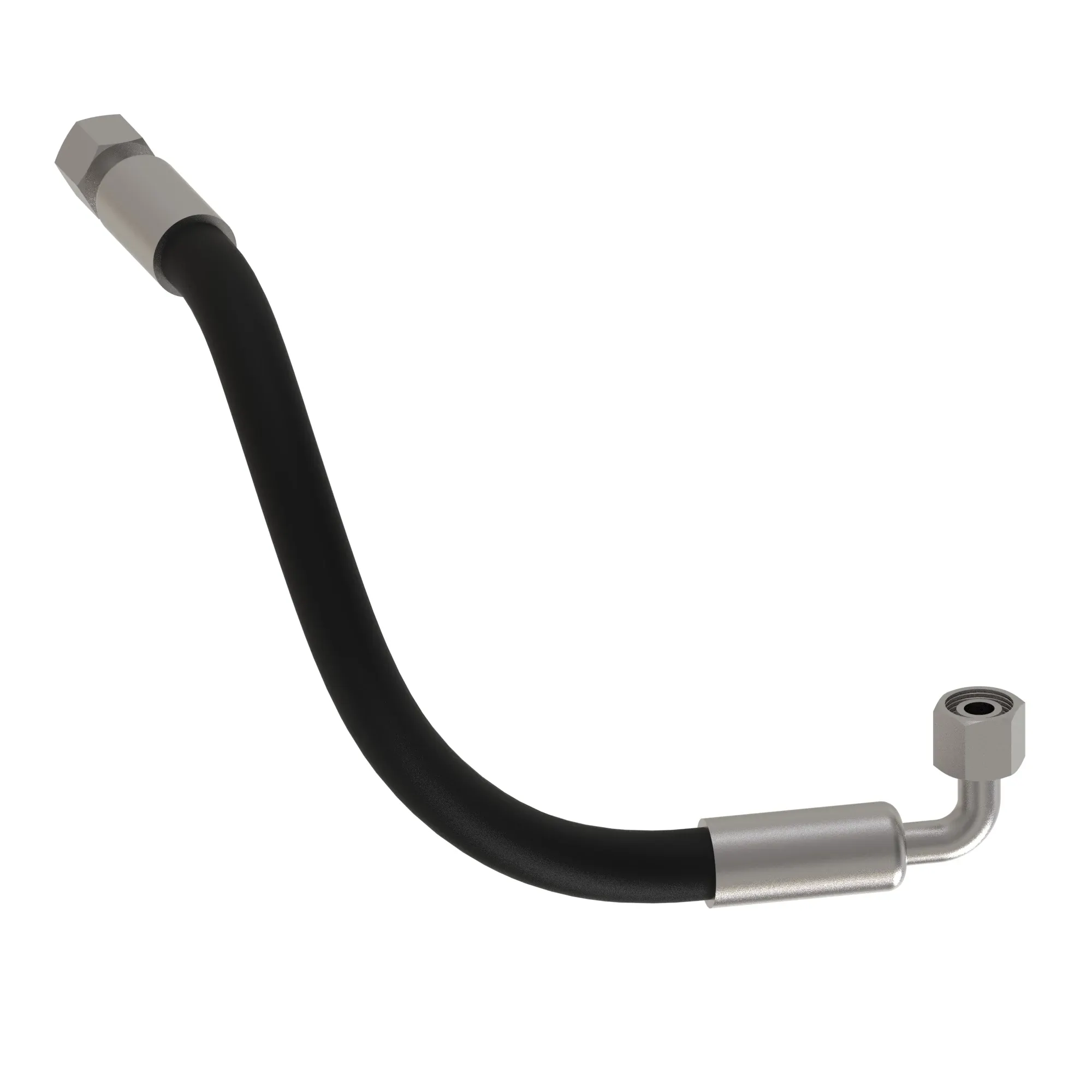 John Deere Control Valve Drain Hydraulic Hose - WY17001