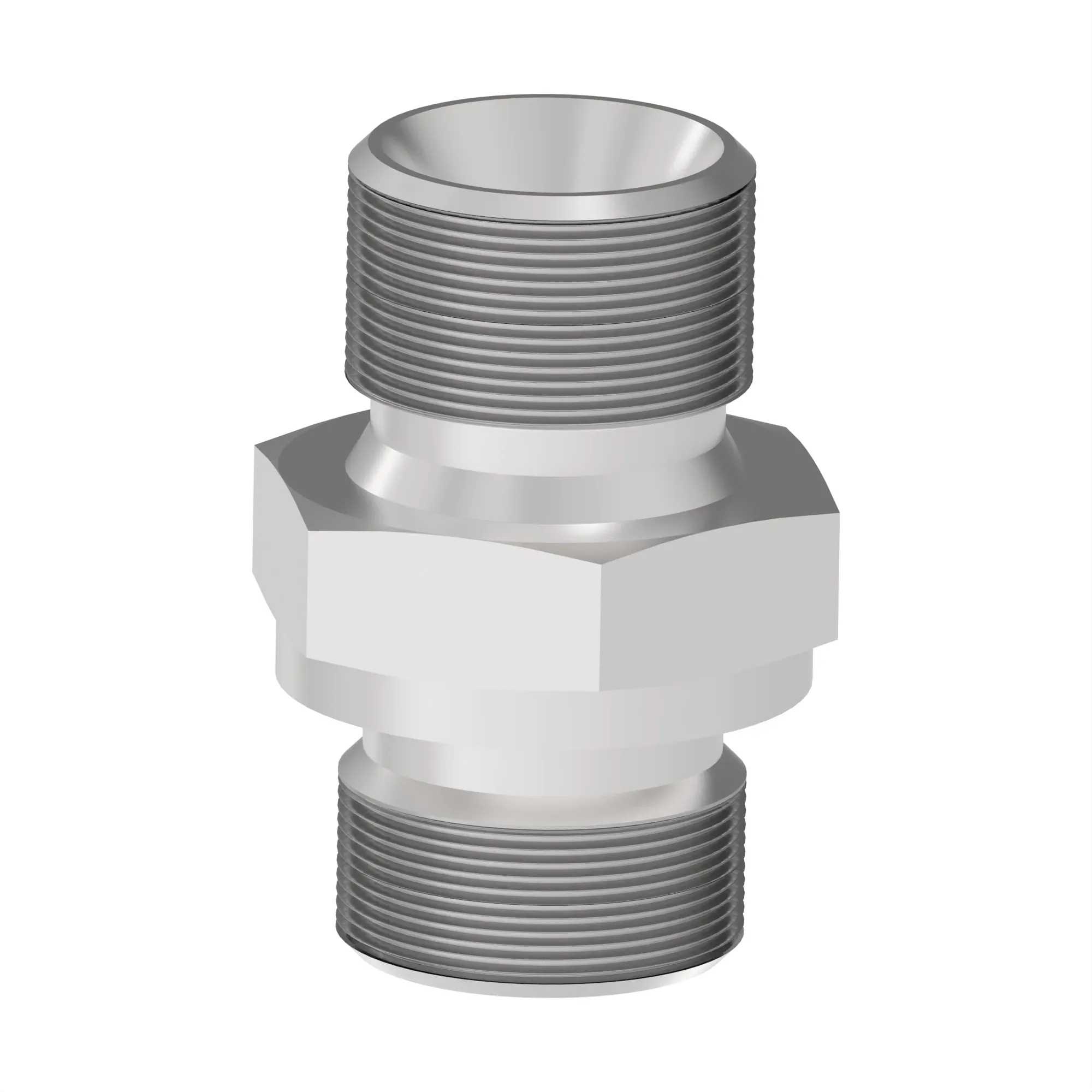 John Deere Adapter Fitting, 3/8''Port-3/8''60D - WZW16016
