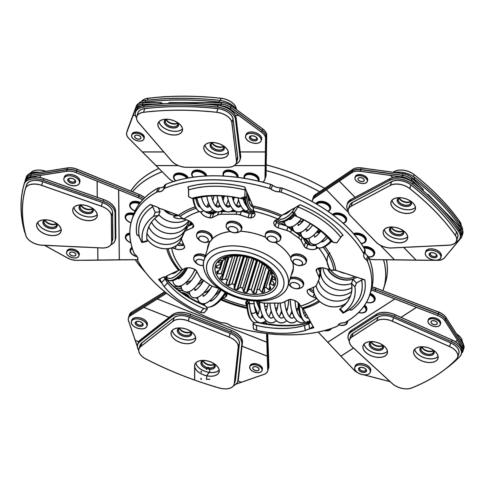 John Deere Dual Clutch Disk - SJ42420
