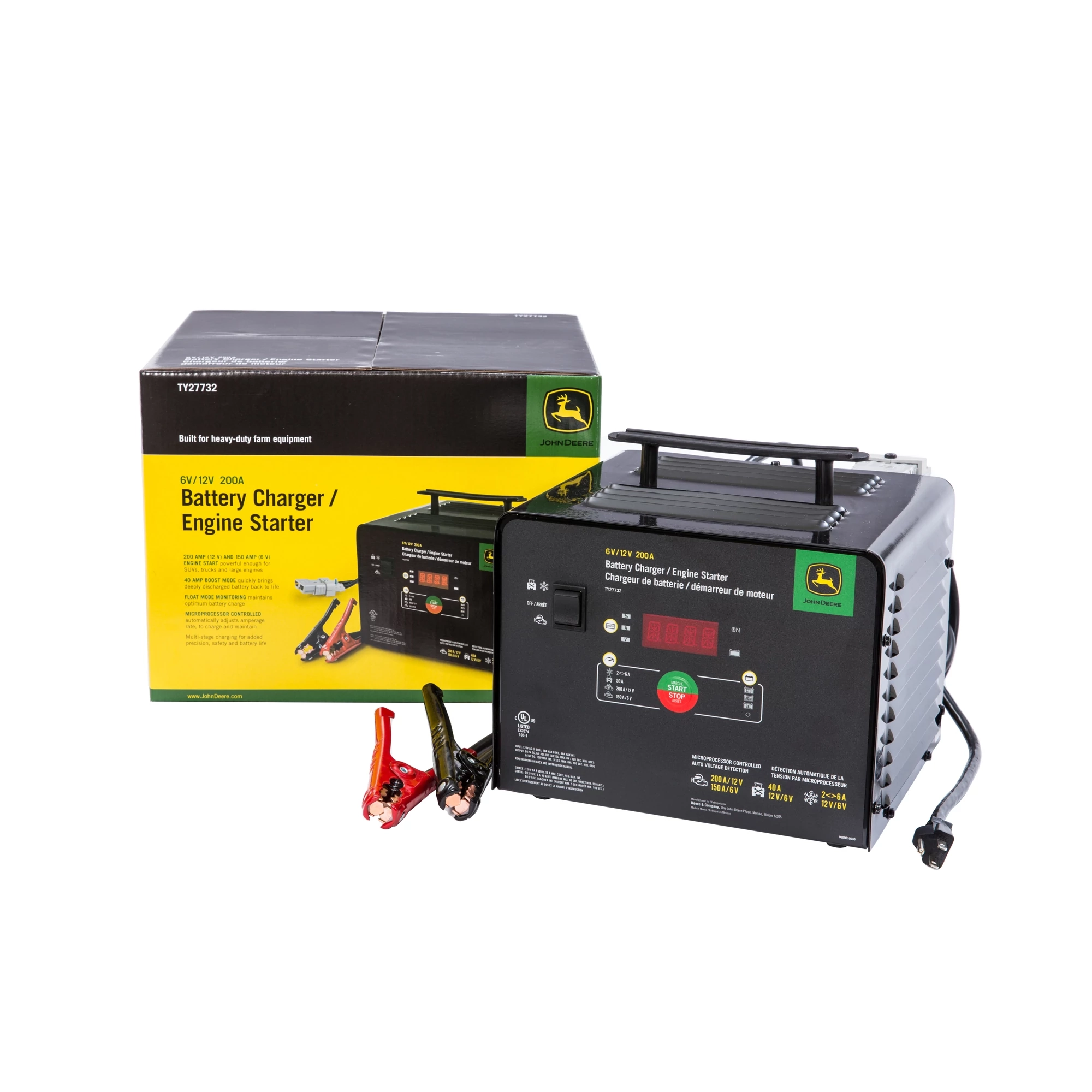 TY27732: Automatic Battery Charger with Engine Start and Timer