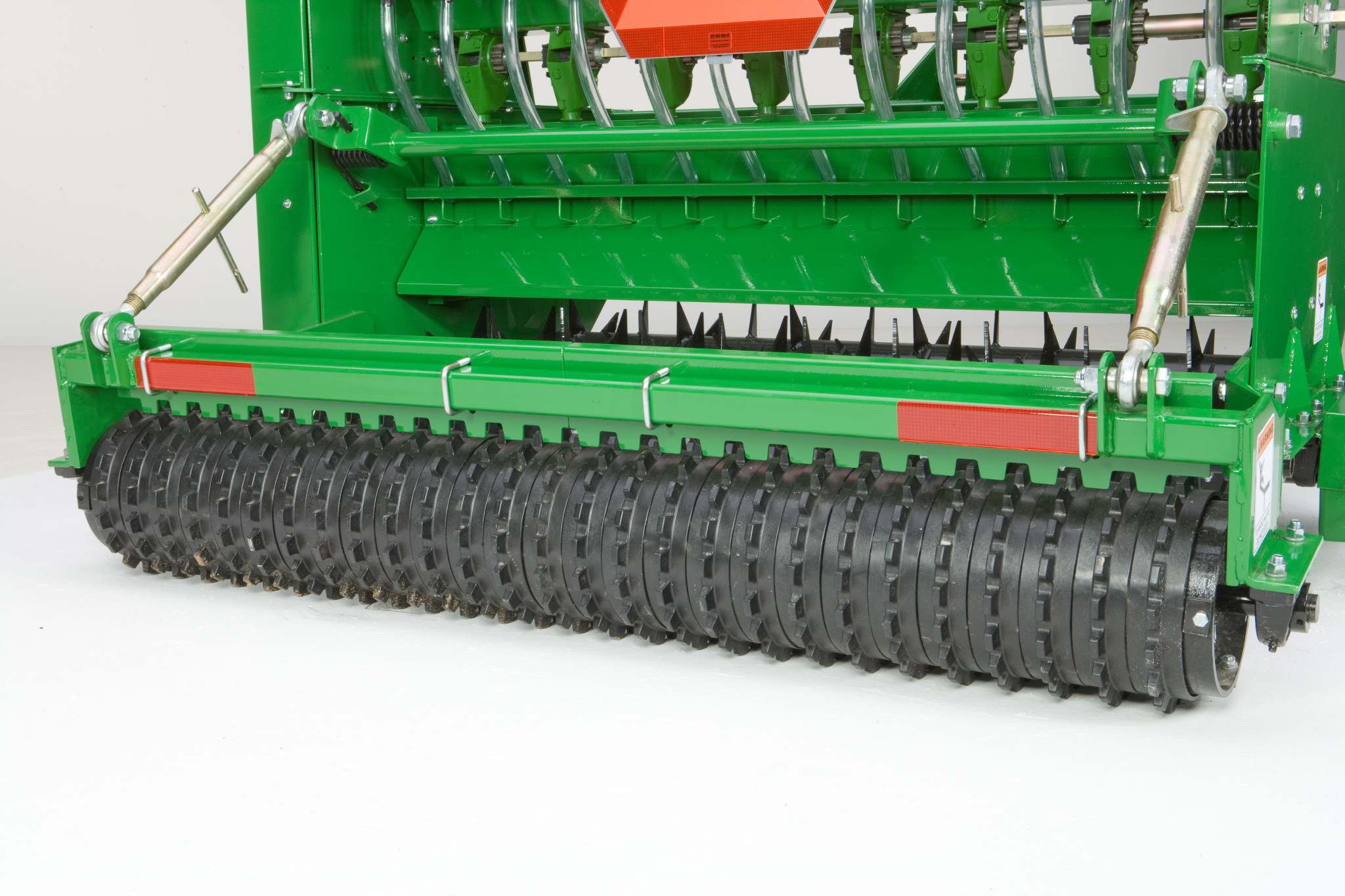 Rear right studio view of the rear cultipacker on CS13 Conservation Seeder