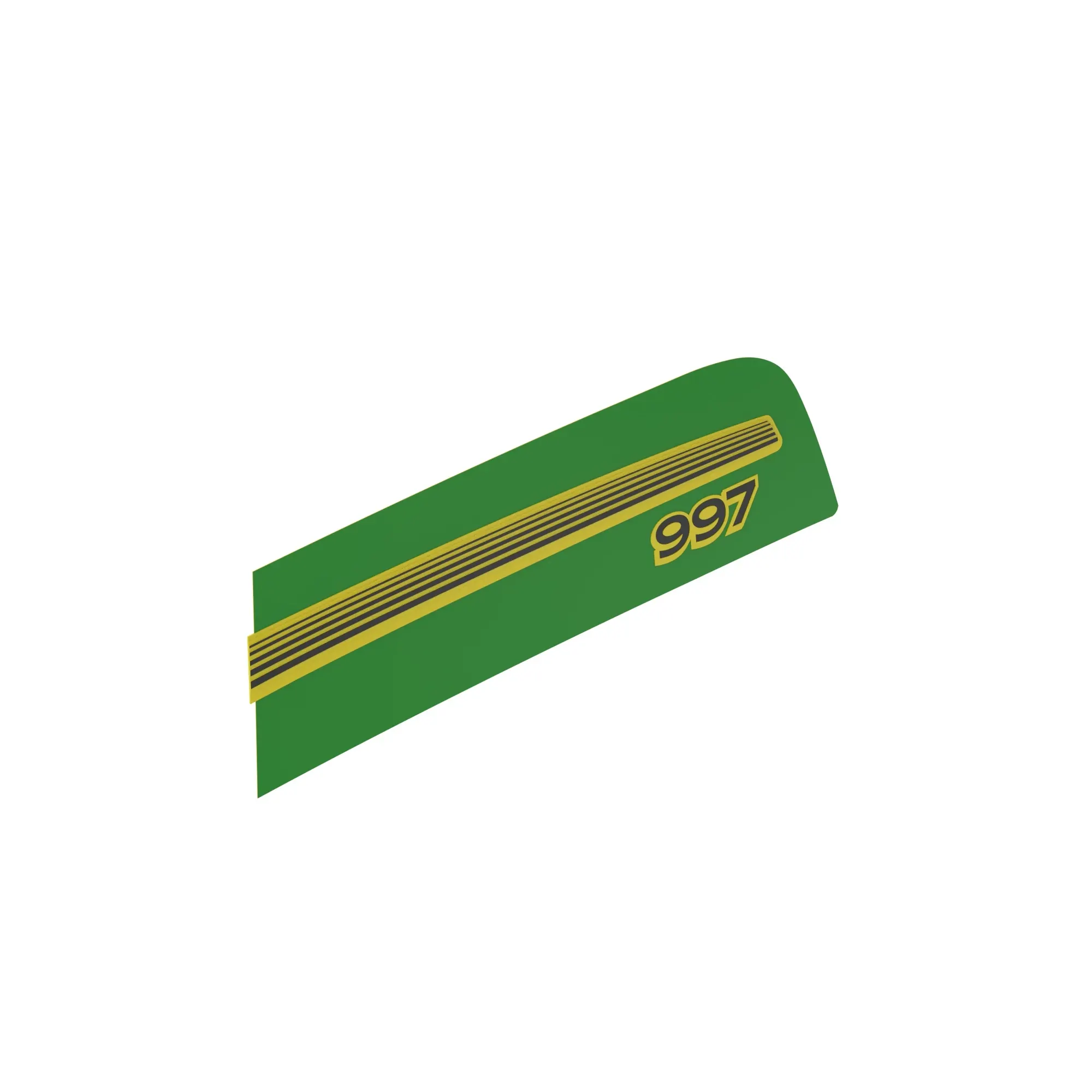 John Deere 997 Model Label, Right Side - TCU28870