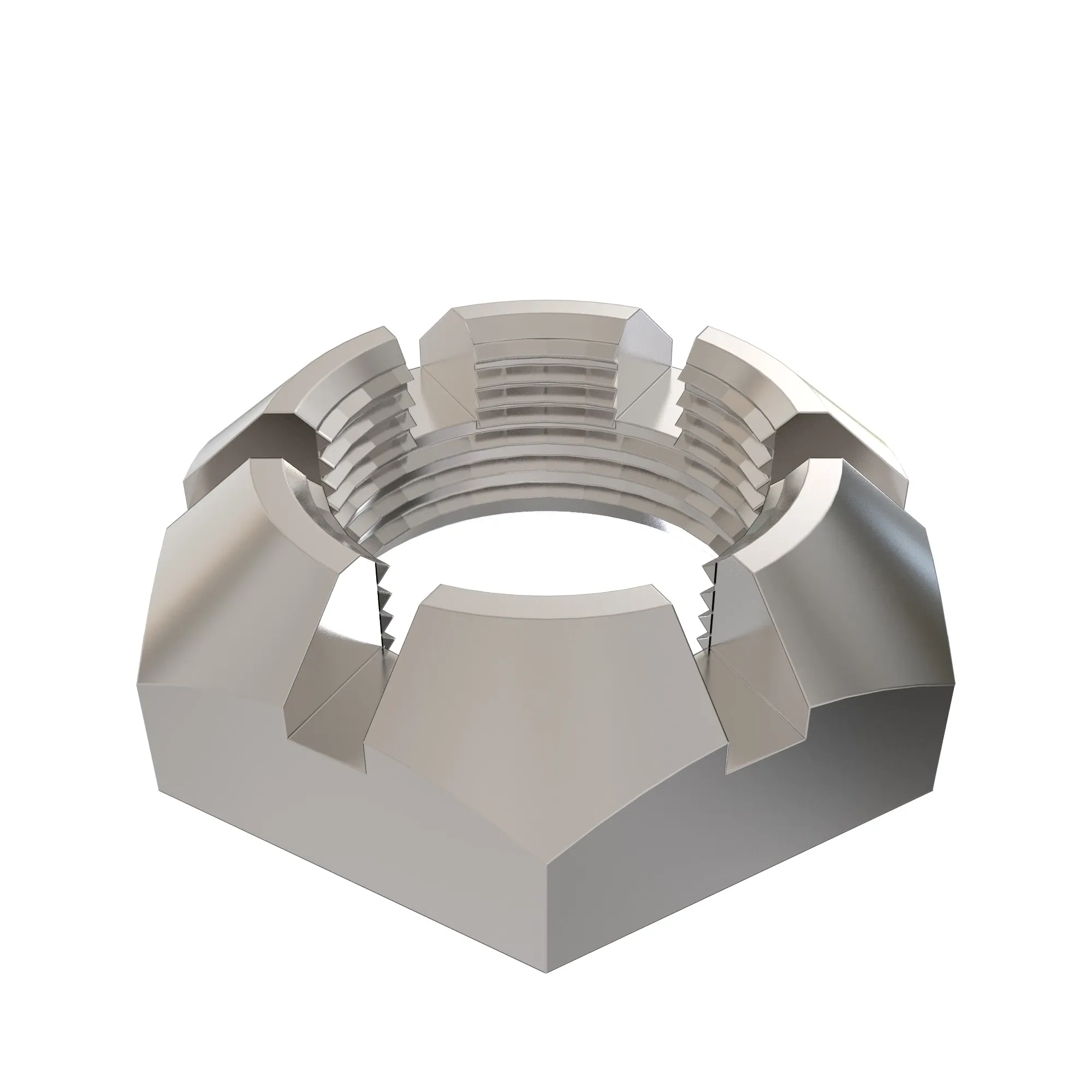 John Deere Hexagonal Slotted Nut - BT124A