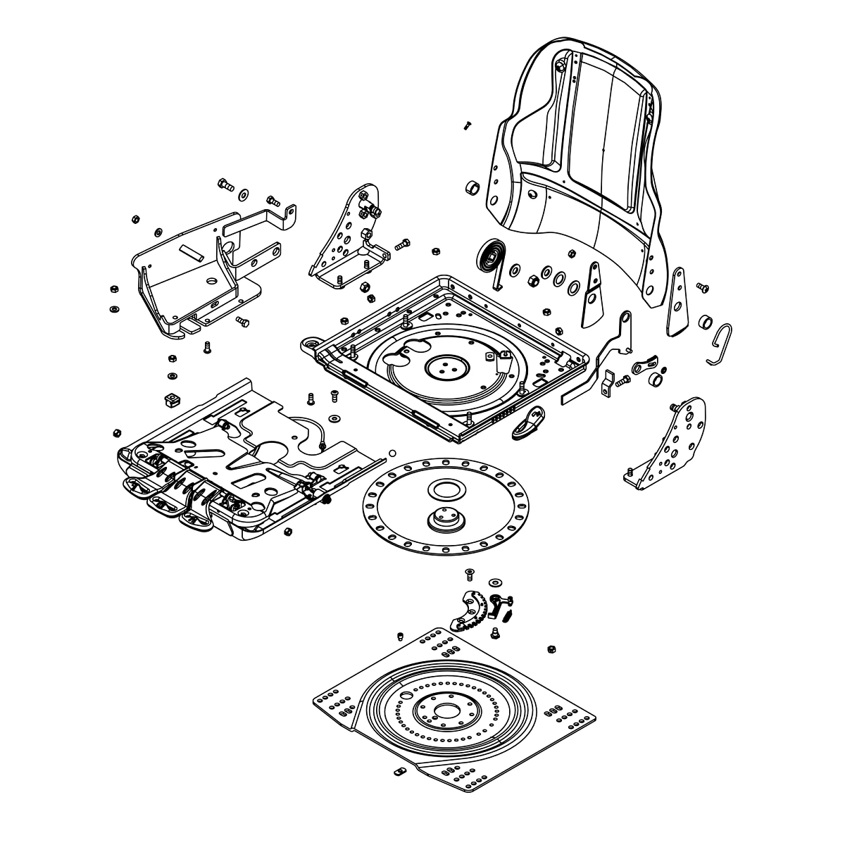 Seat Kit, Seat Top Assembly With Ti