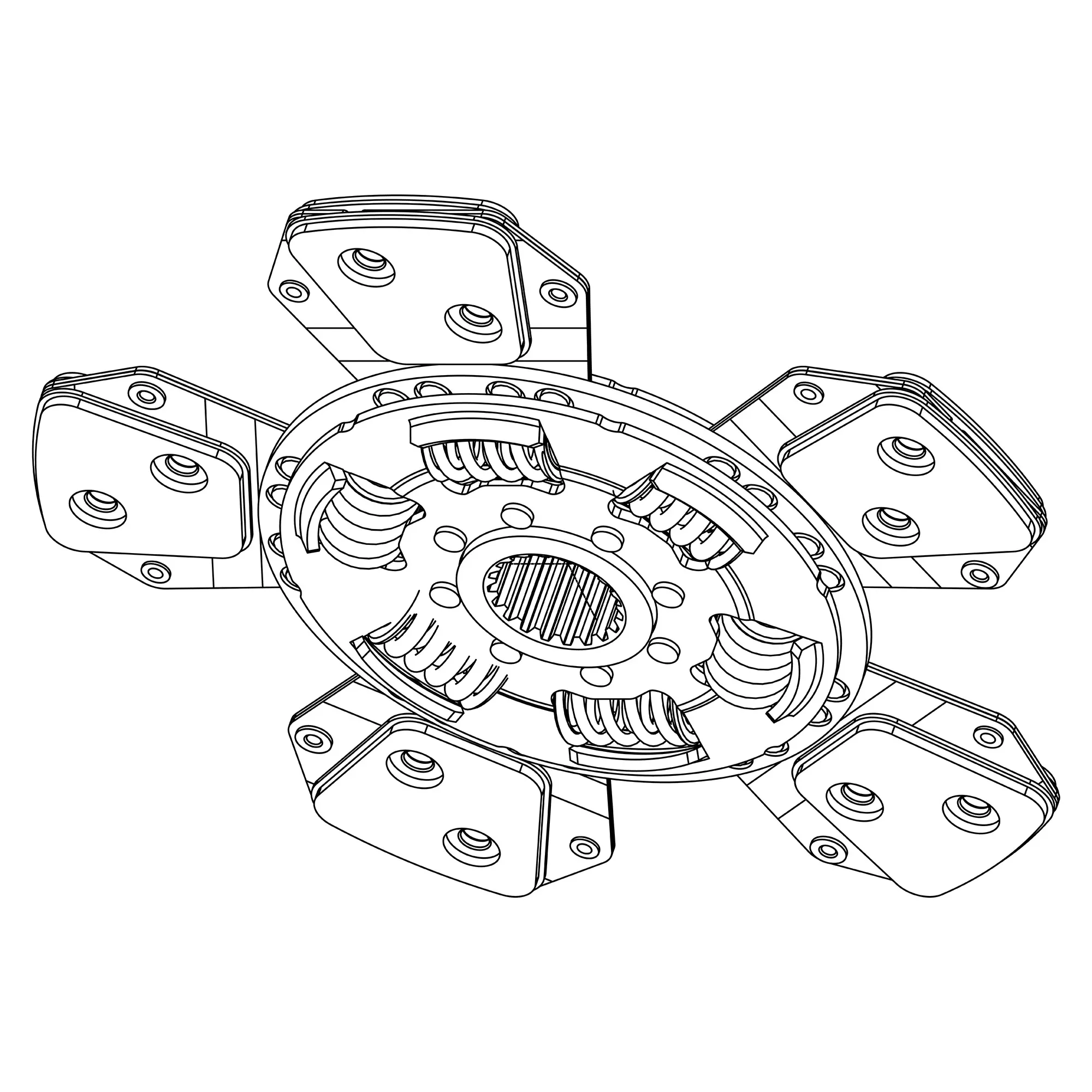 John Deere Dual Clutch Disk - SJ36935