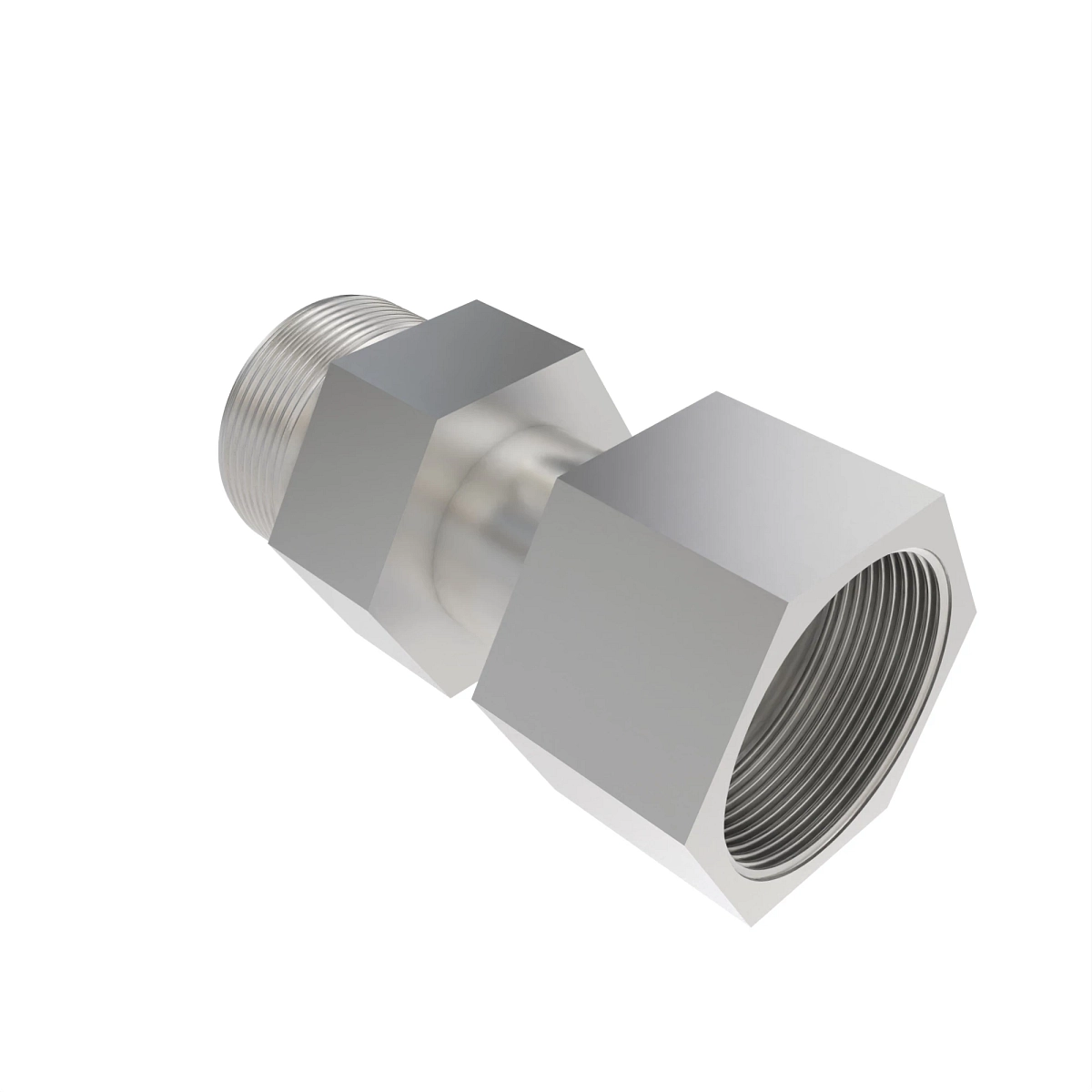 St Thd Swivel Connector, O-Ring FSF
