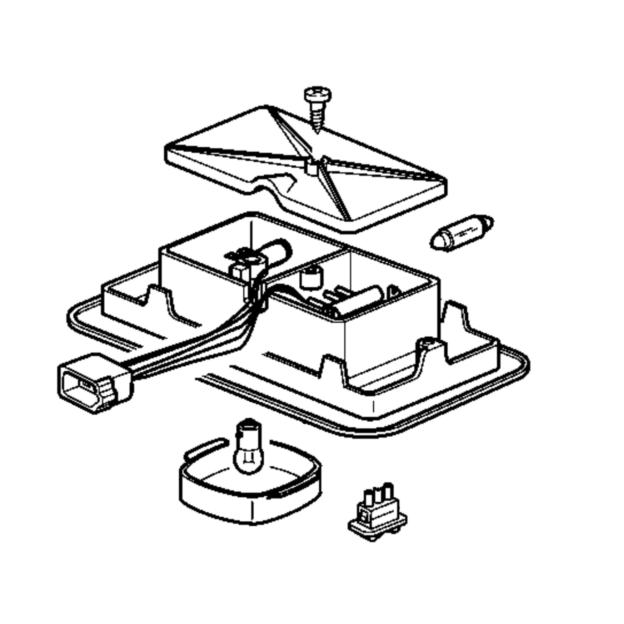 John Deere Dome Lamp Assembly - AL170726