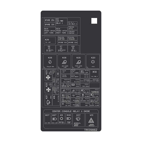 John Deere Label - TR139882