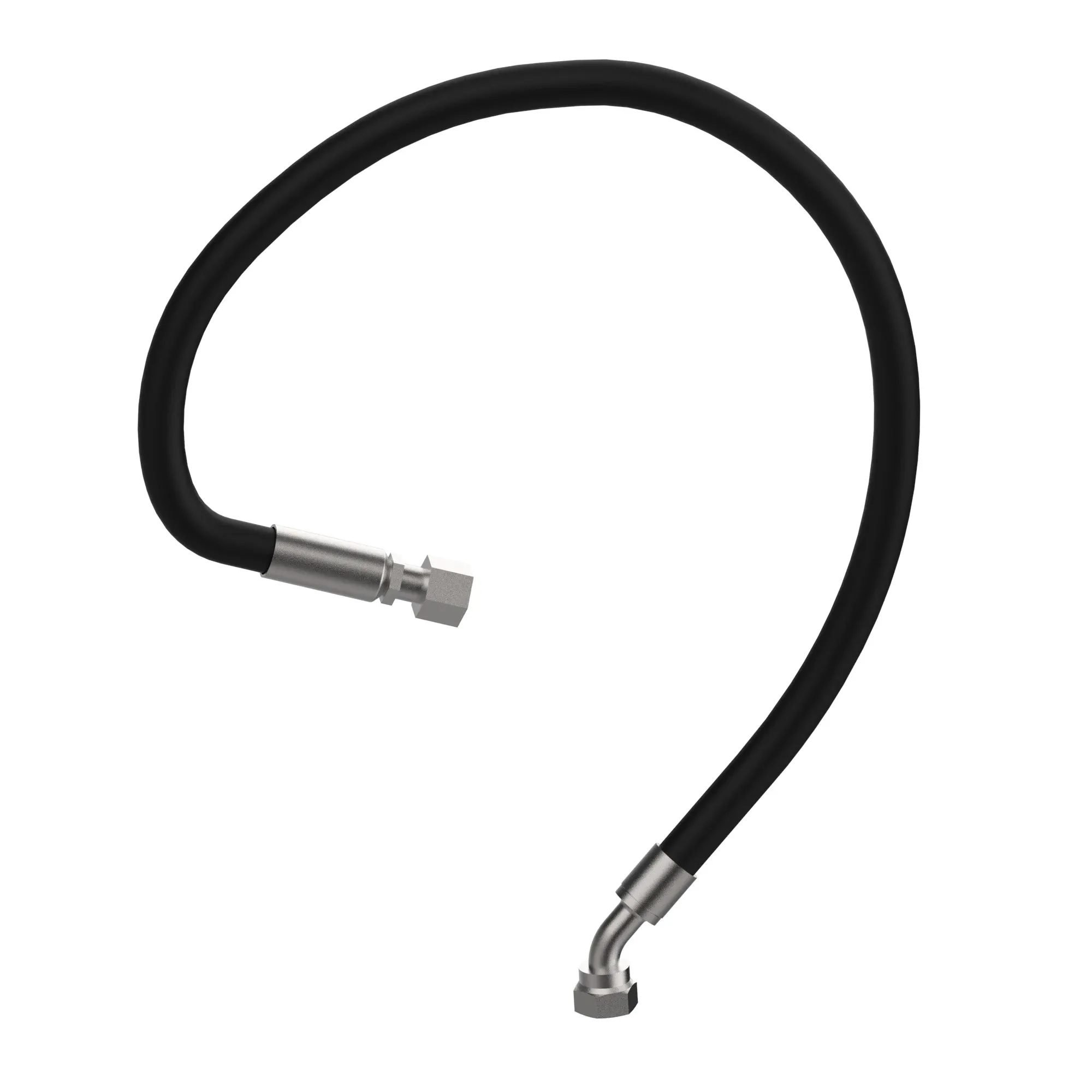 John Deere Front Feed Roller Motor Hose - AXT17919