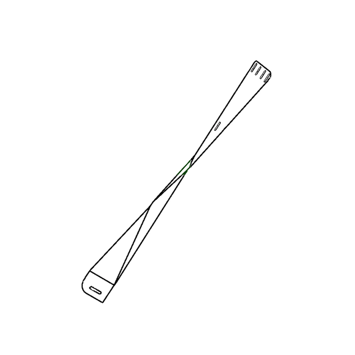 Deflector, DEF Extn-500D/Gbh-Lh Y-G