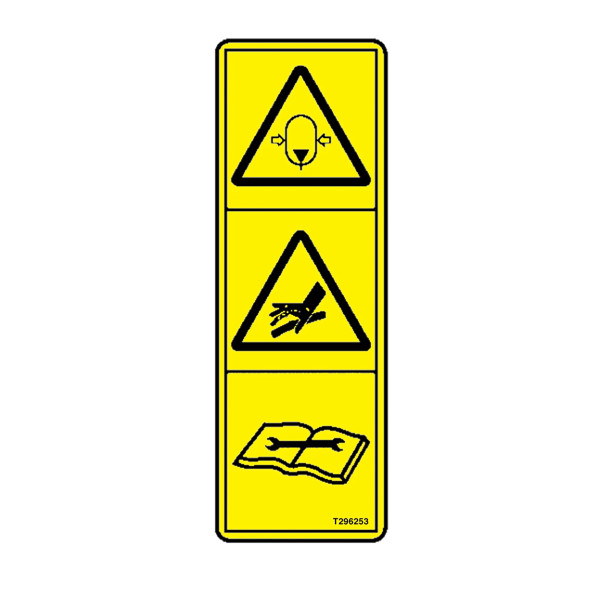 John Deere Safety Sign, Accumulator Warning - T296253