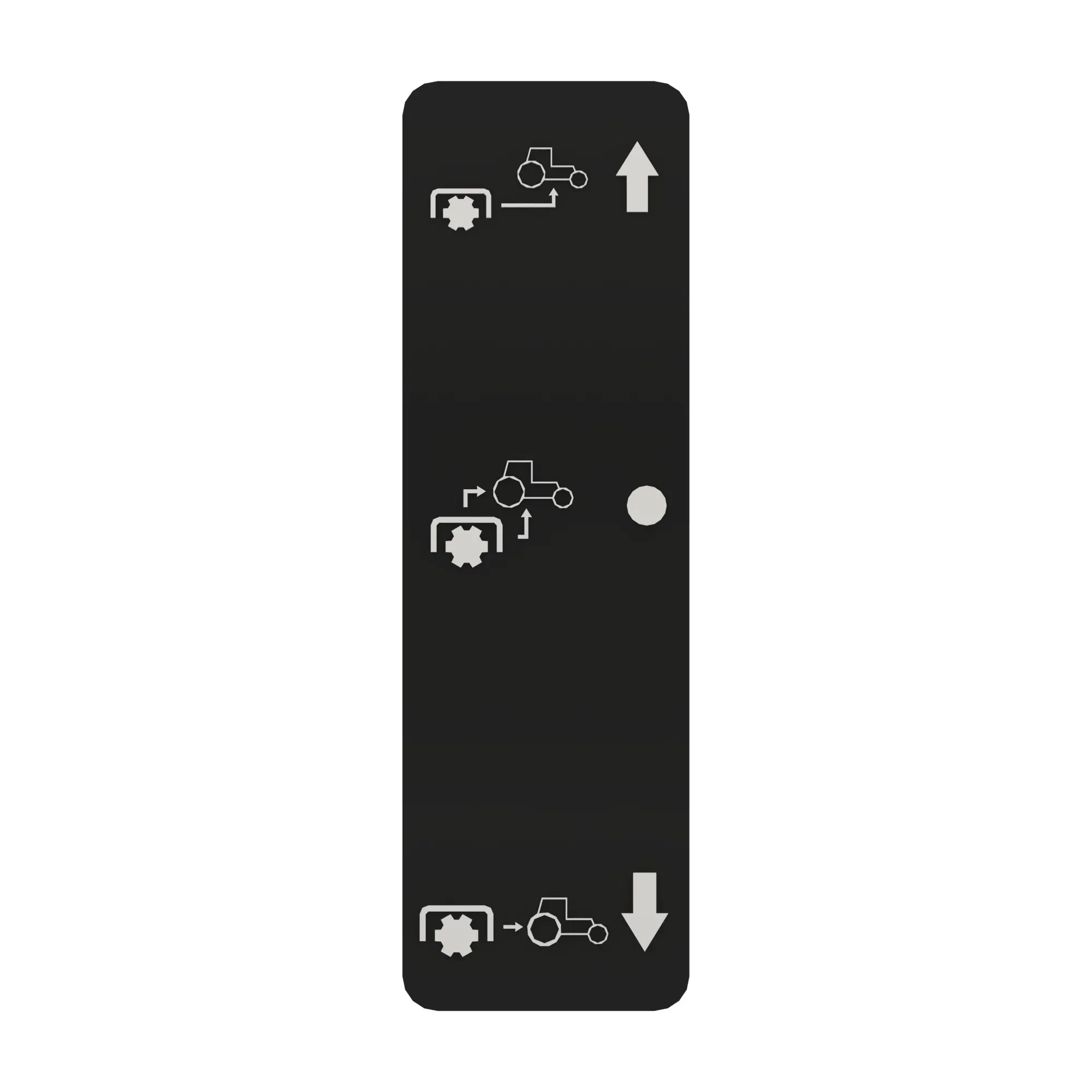 John Deere PTO Selector Label - MIU10352