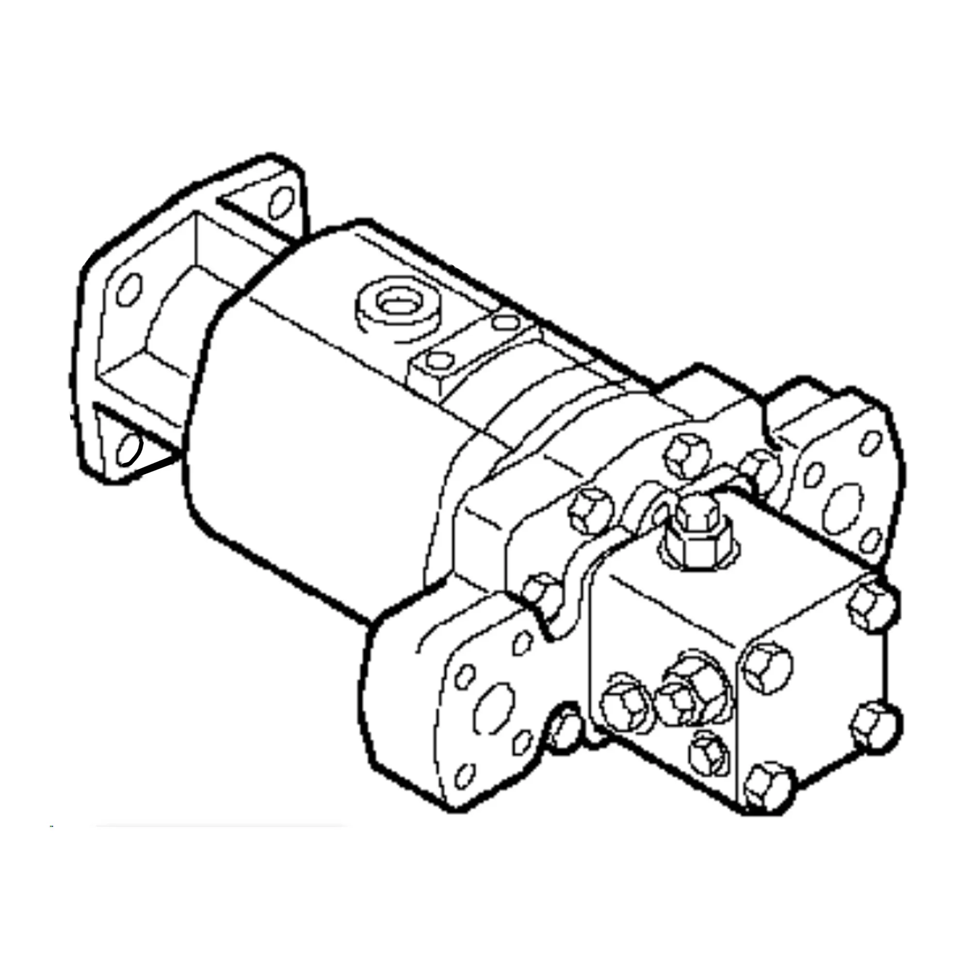 John Deere Reman REMAN Hydraulic Motor  - AH204424