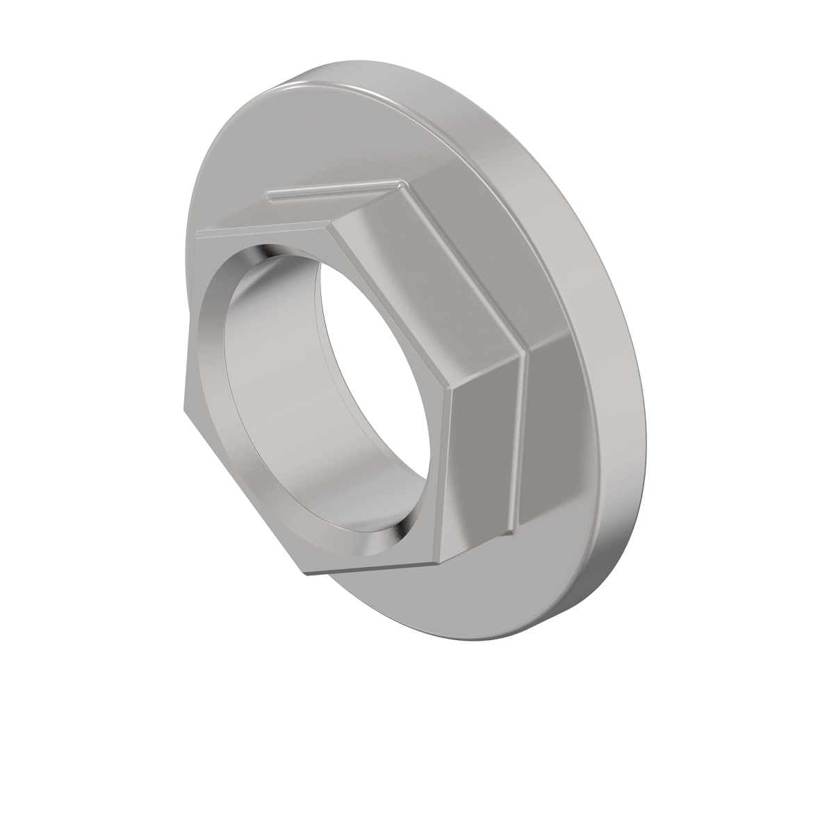 John Deere Hexagonal Flange Nut with Seal Race, M56 - TR123667