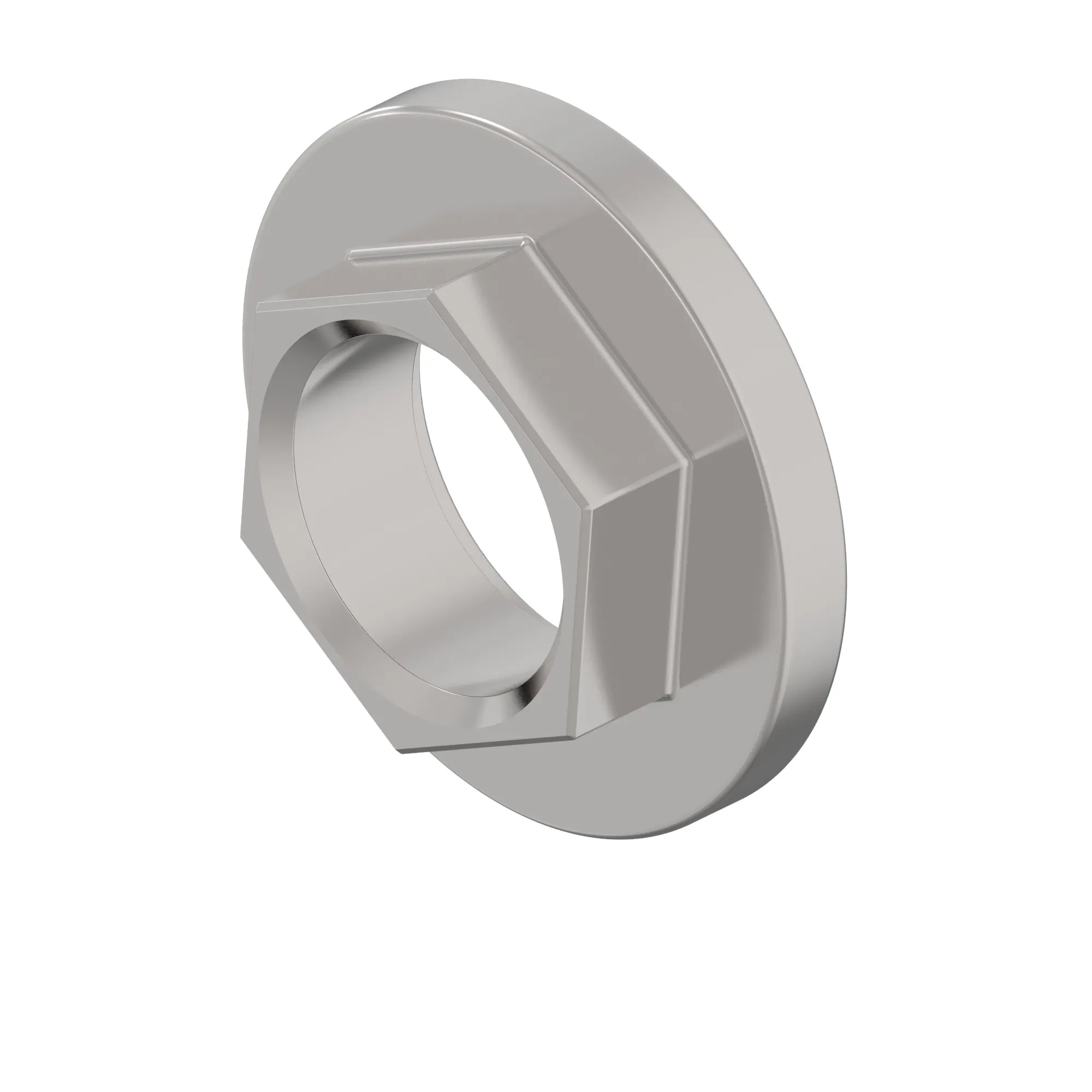 John Deere Hexagonal Flange Nut with Seal Race, M56 - TR123667