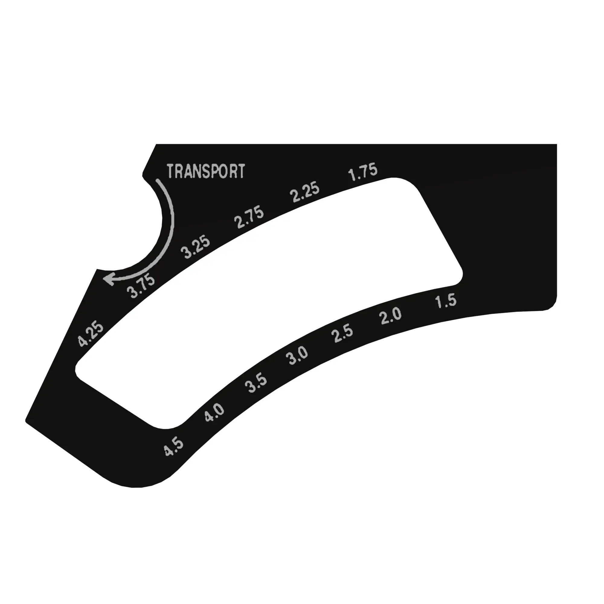 John Deere Height Of Cut Label - TCU18028