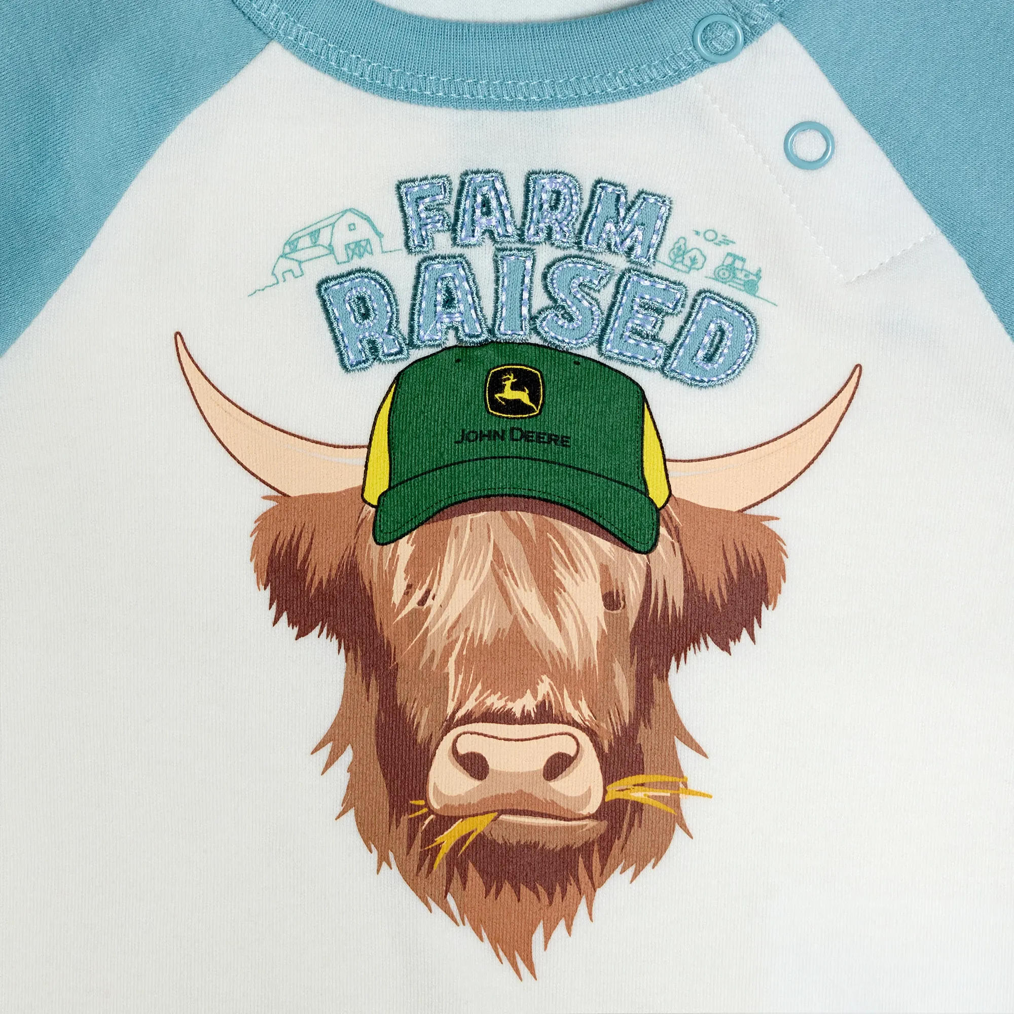 Infant Farm Raised Graphic Bodyshirt