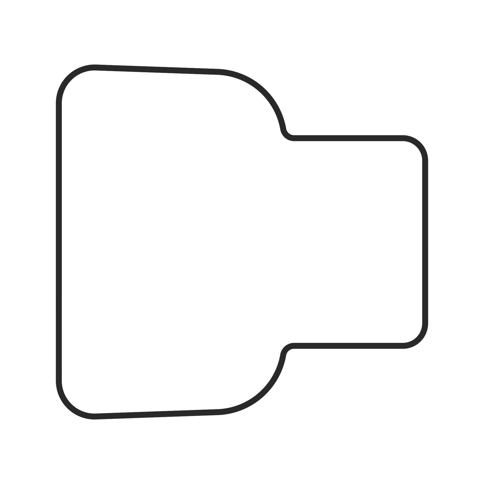 John Deere Top Light Box Weatherstrip - F681381