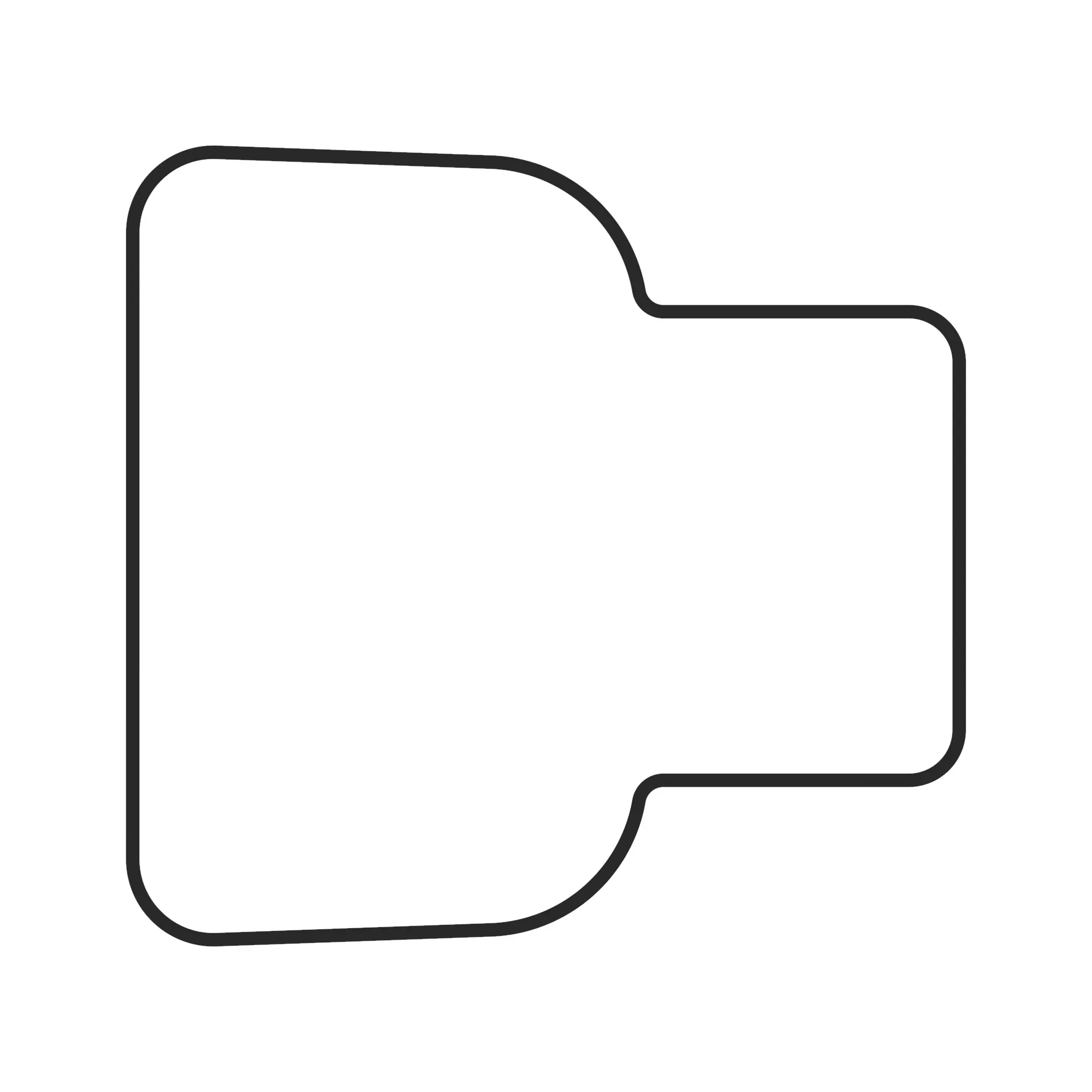 John Deere Top Light Box Weatherstrip - F681381