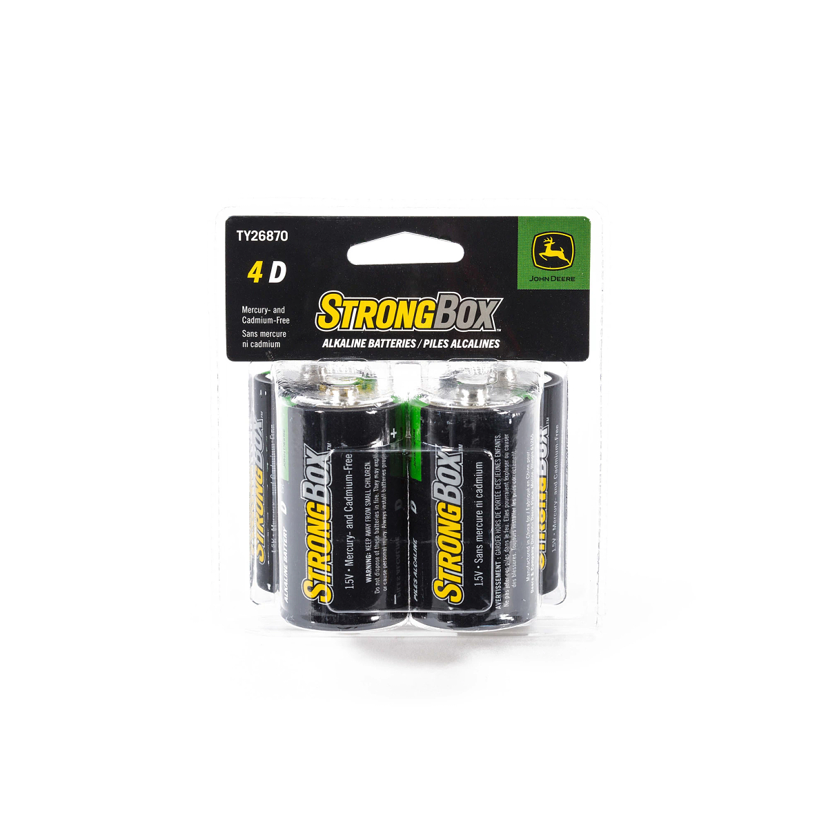 John Deere 4-D StrongBox™ Alkaline Batteries - TY26870