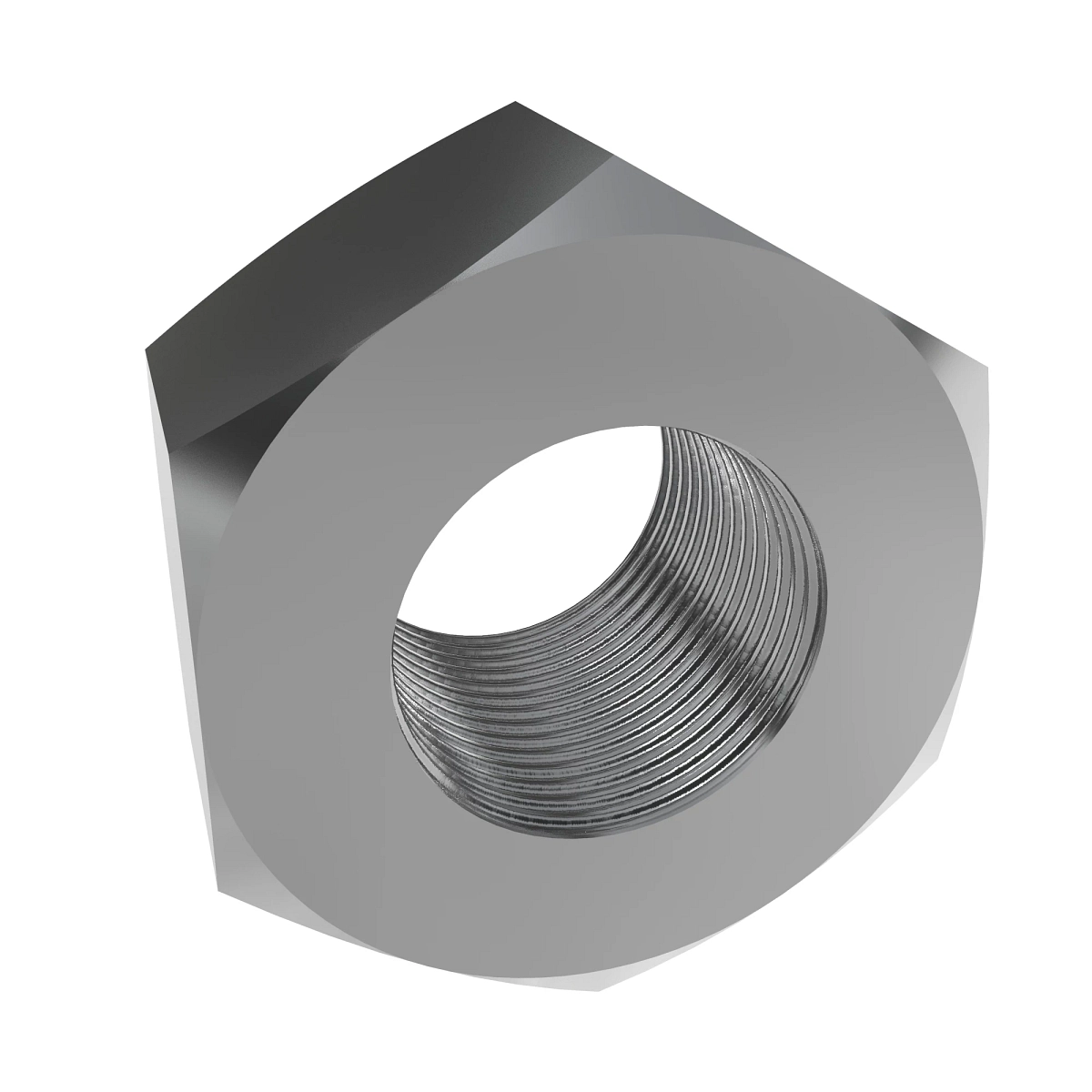 Locknut, Hex Deflected 3/8" Zn