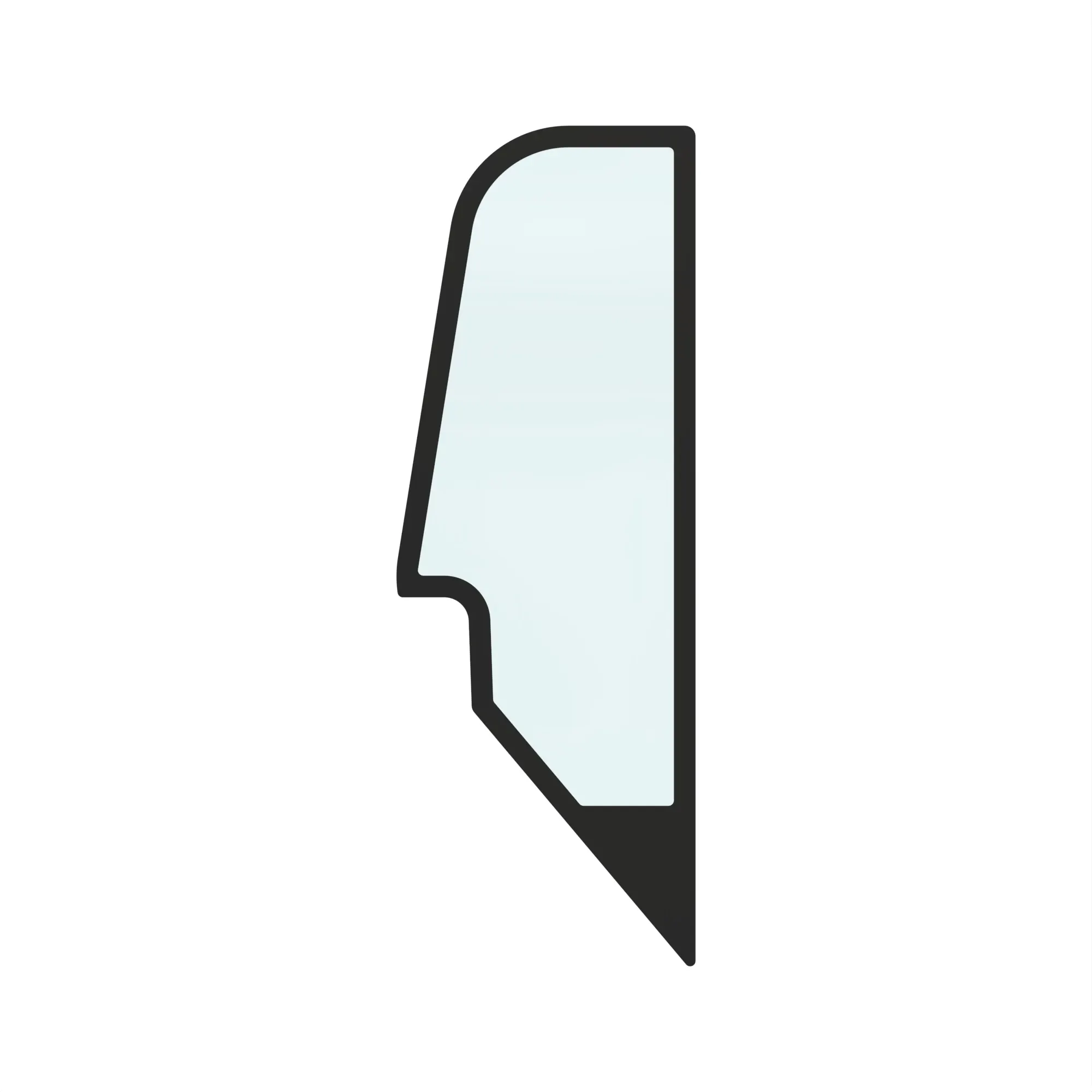 Z76048: Left Side Windowpane