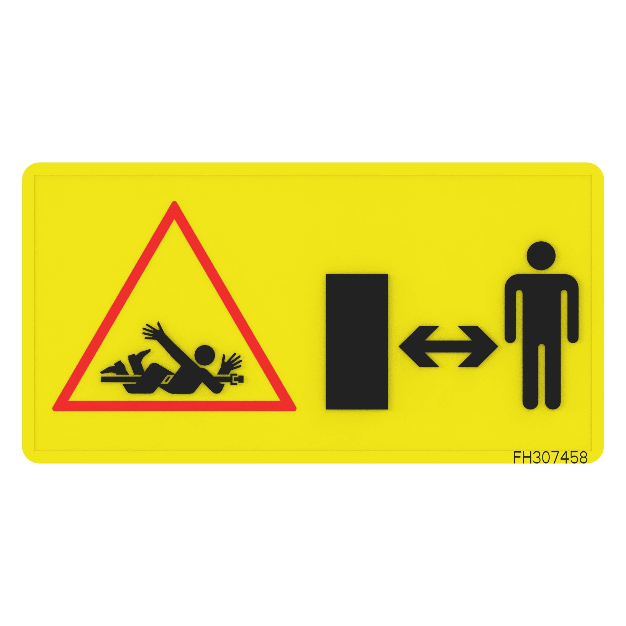 John Deere Safety Sign, Label - FH307458