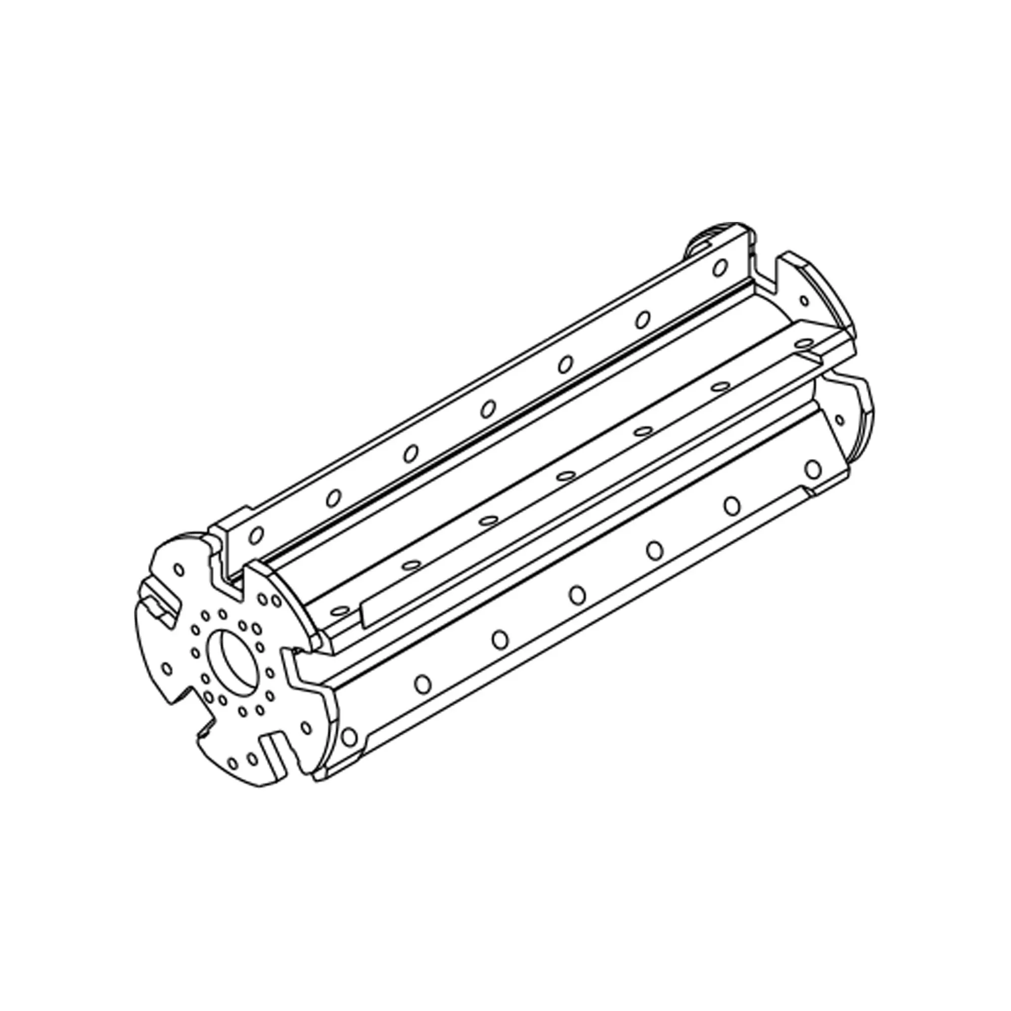 John Deere Chopper Bottom Drum, 10-Blade - AXT10483