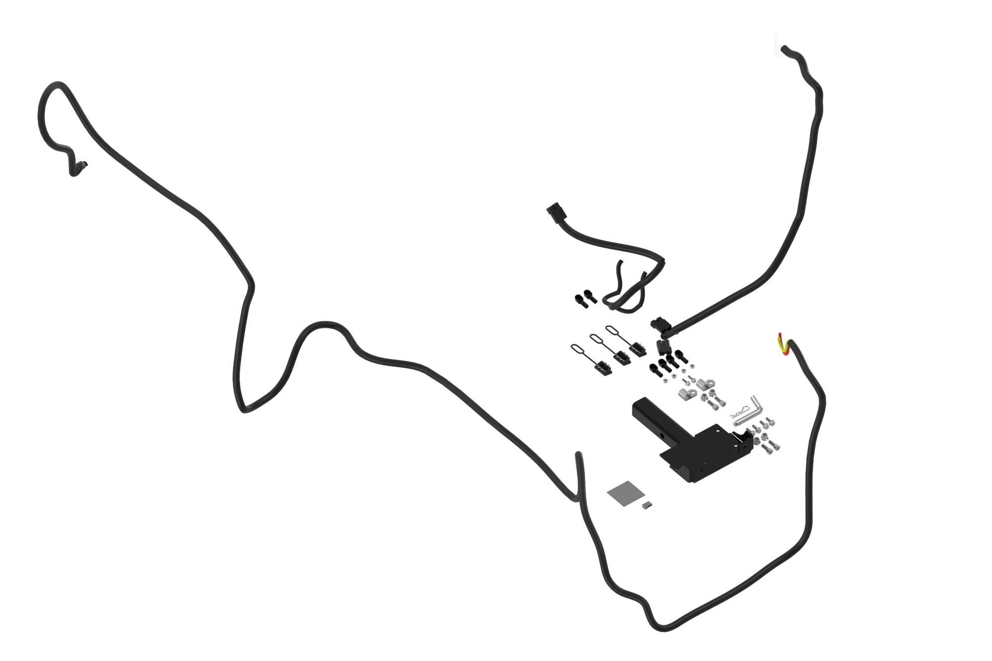 John Deere Winch Receiver Mount Kit - BM26393