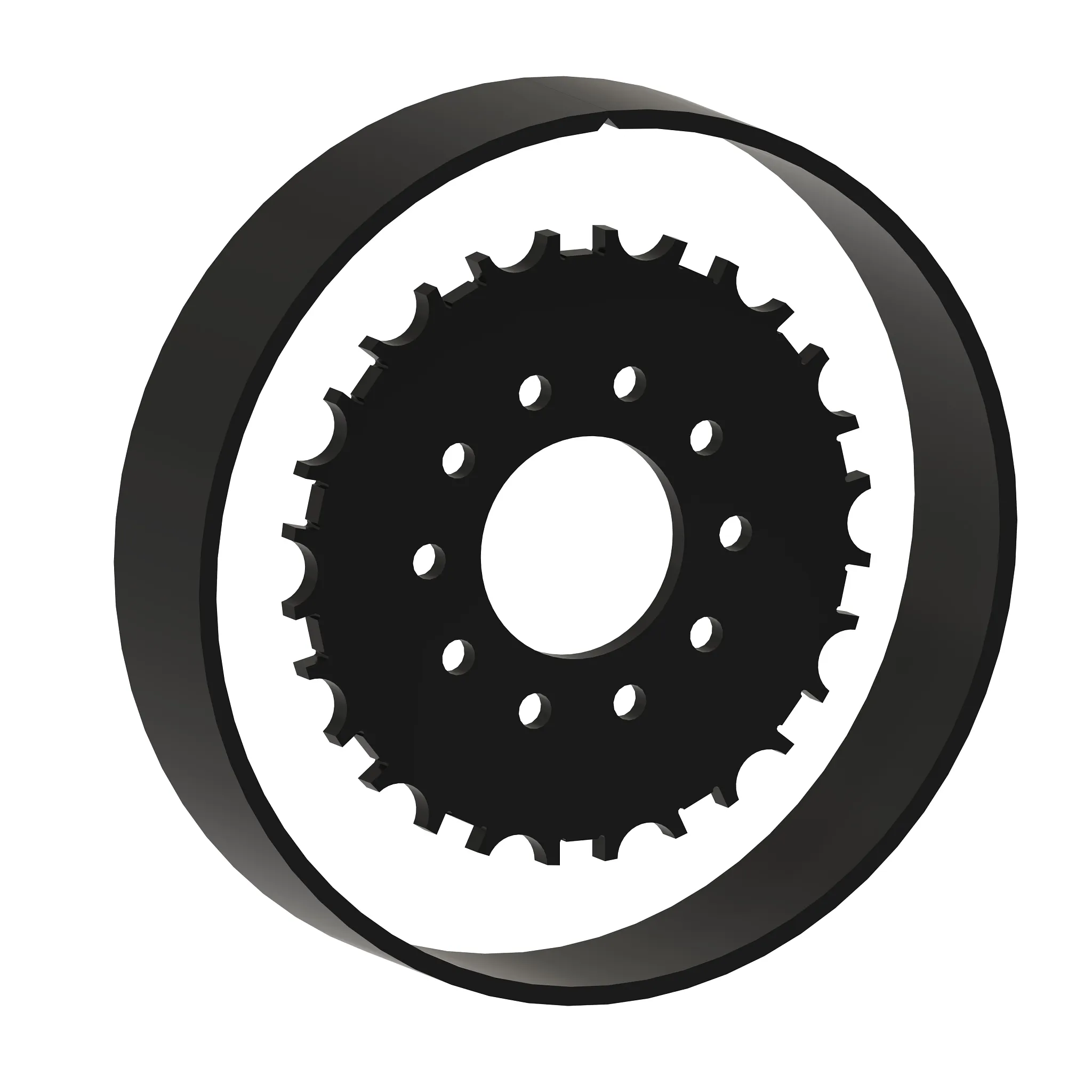 ROLLER H414 RIBBED MTH ROLLER LEFT