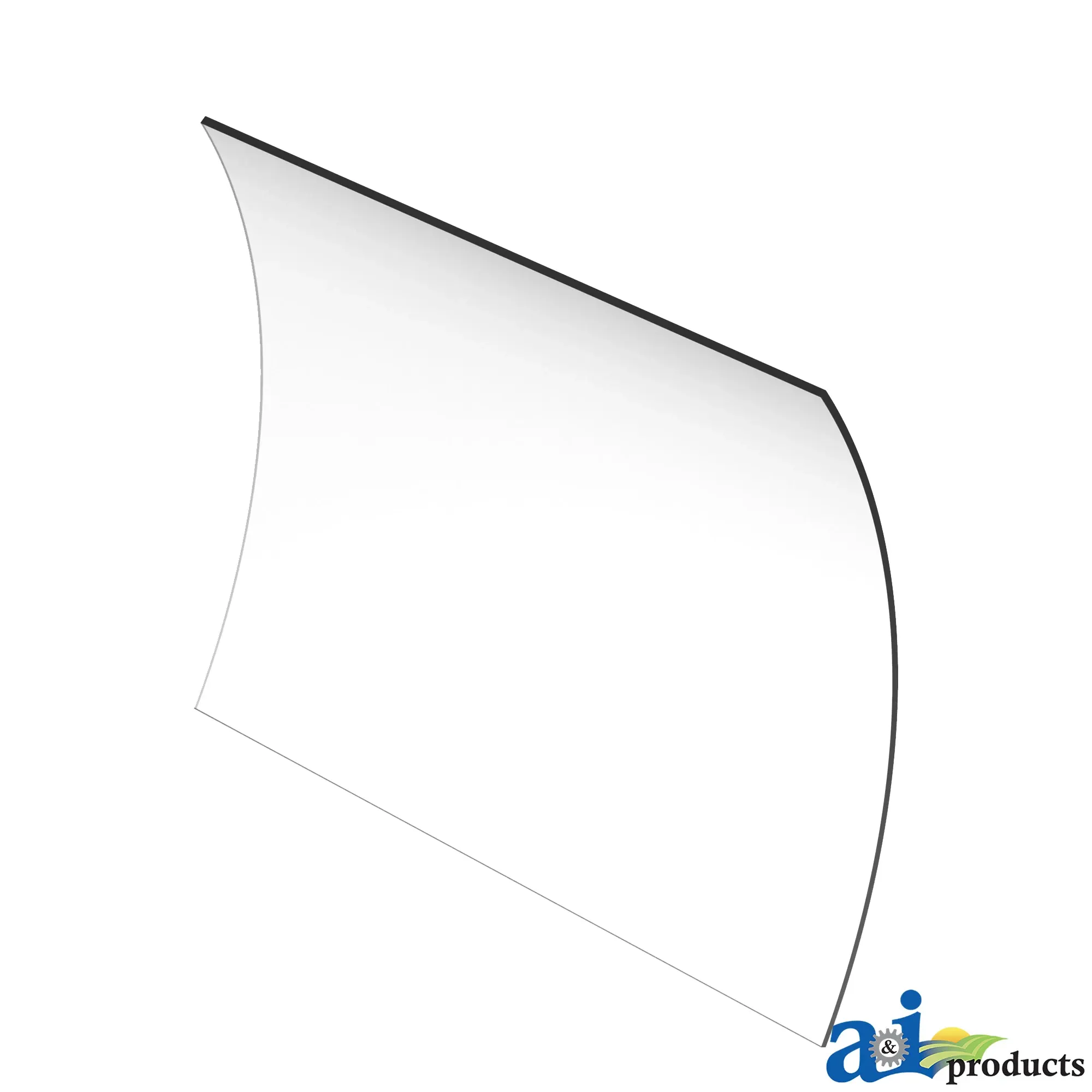 A&I Products Upper Cab Door Glass Windowpane, Left Side - A-R50755