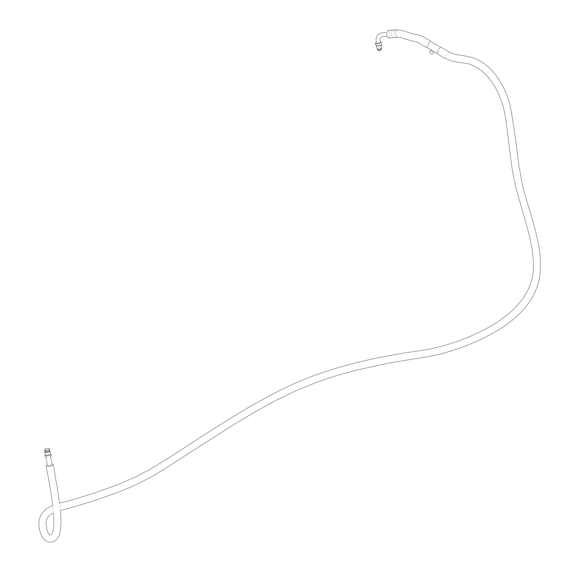 REFRIGERANT HOSE, COMPRES TO ACCUM