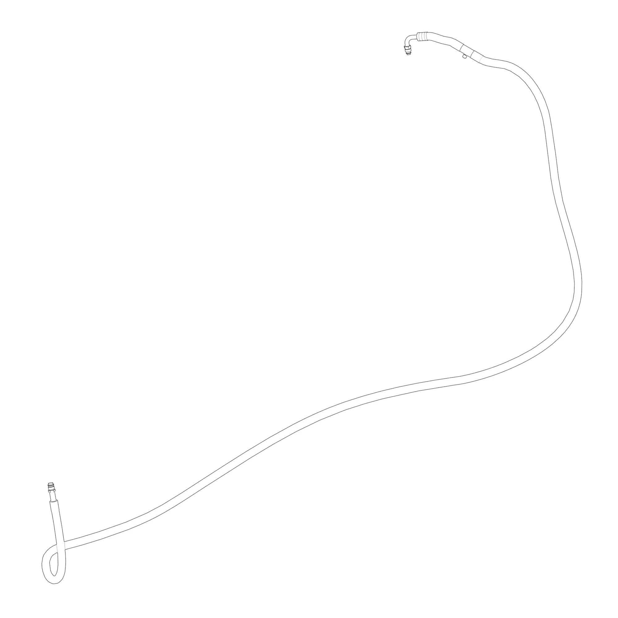 John Deere Refrigerant Hose - F124089