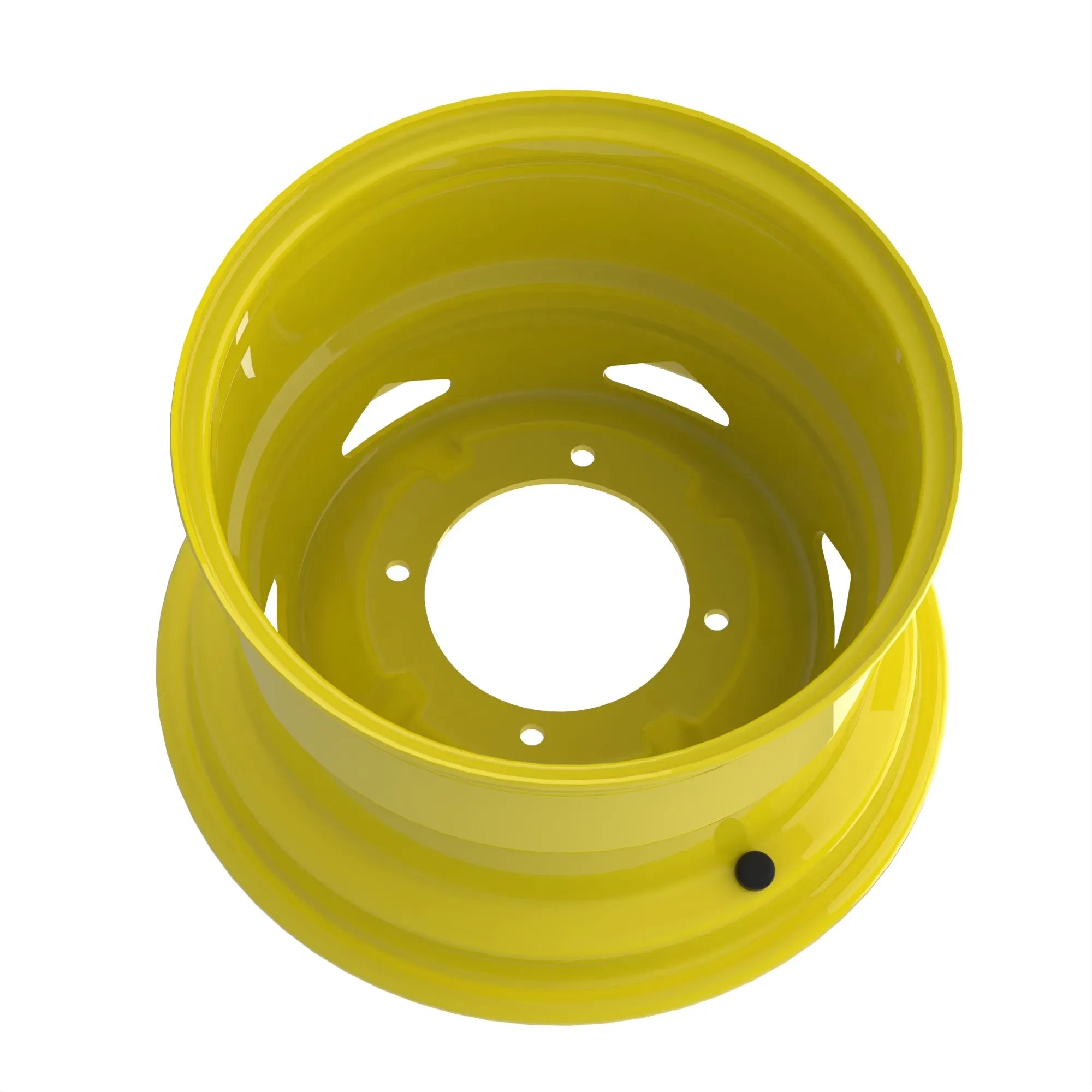WHEEL, STEEL 12X7.5 REAR YELLOW