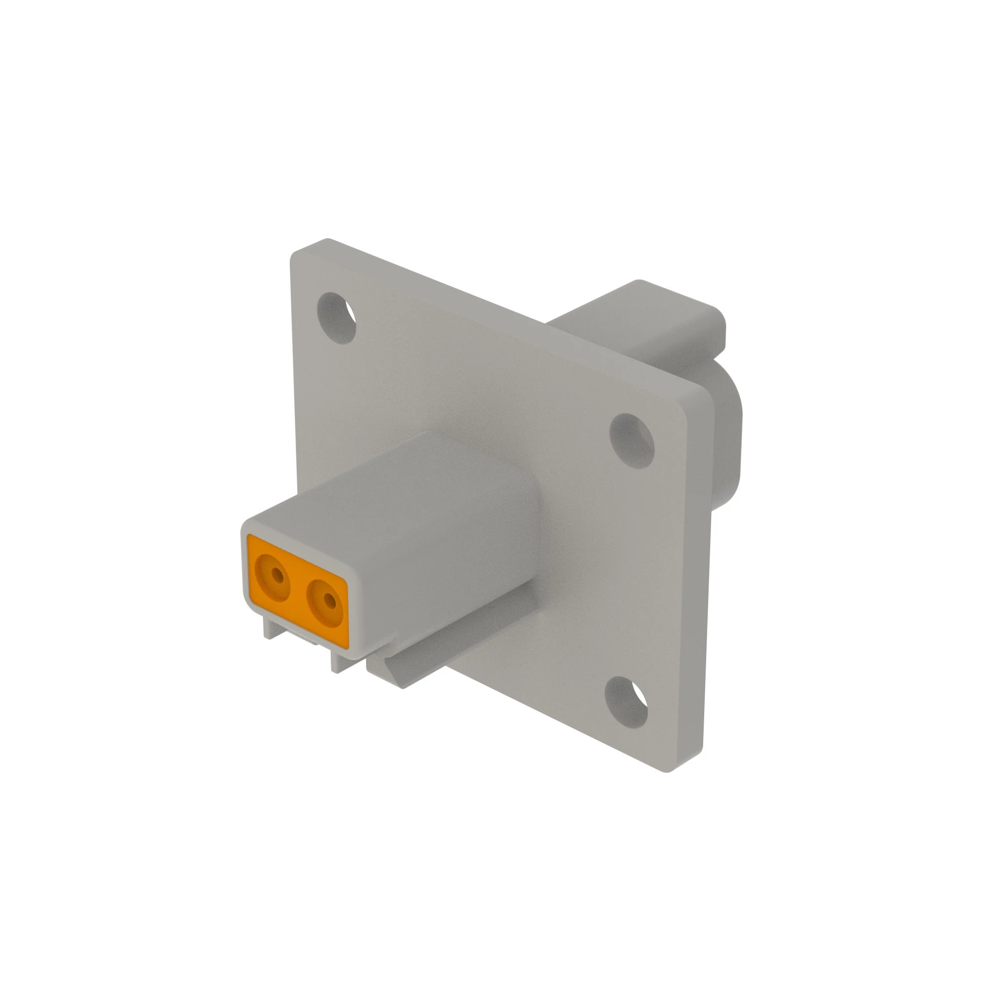 CONN TYCO DT 2W MS GRY PLSTC