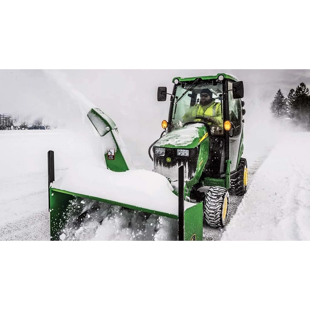 John Deere 1025R compact tractor at work — Koenig Equipment