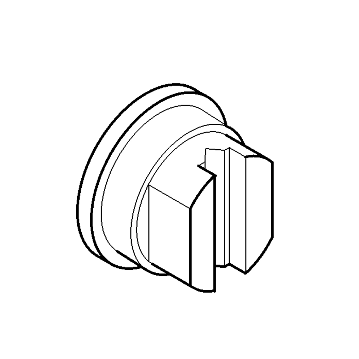 John Deere Low-Drift (LD) 100 Degree Spray Angle Nozzle Tip, 0.25 GPM, 1 LPM, Tip Size 025 - PSLD10025