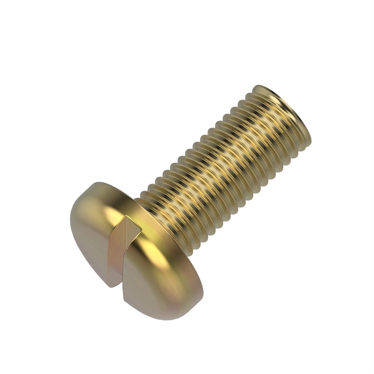 Screw, Machine, Slotted Pan Head