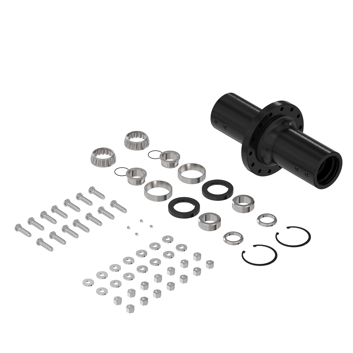 Hub Kit, Kit- Hub & Axle 2412