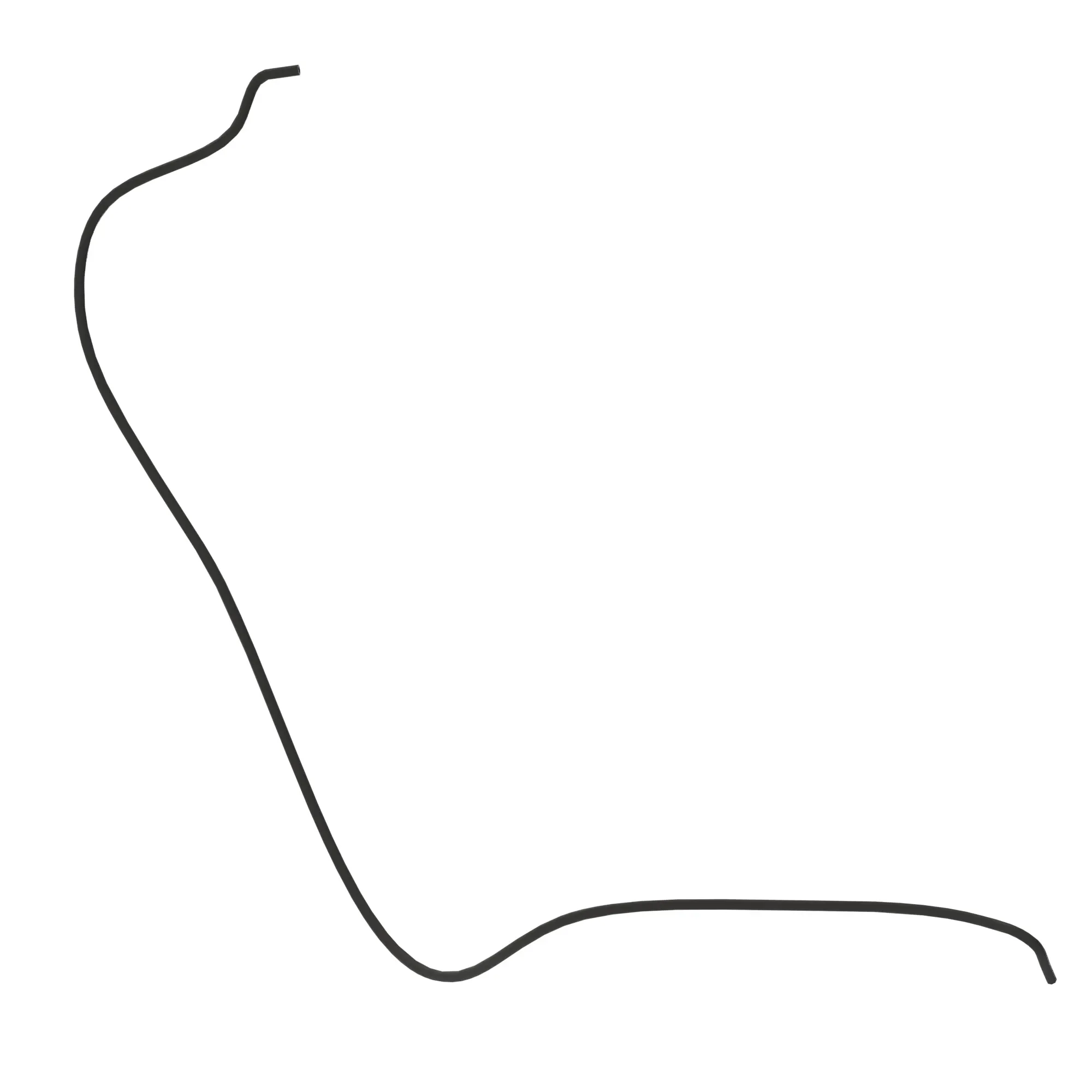 John Deere Fabricate Fuel Line Hydraulic Hose, 3048 mm - CXT10065