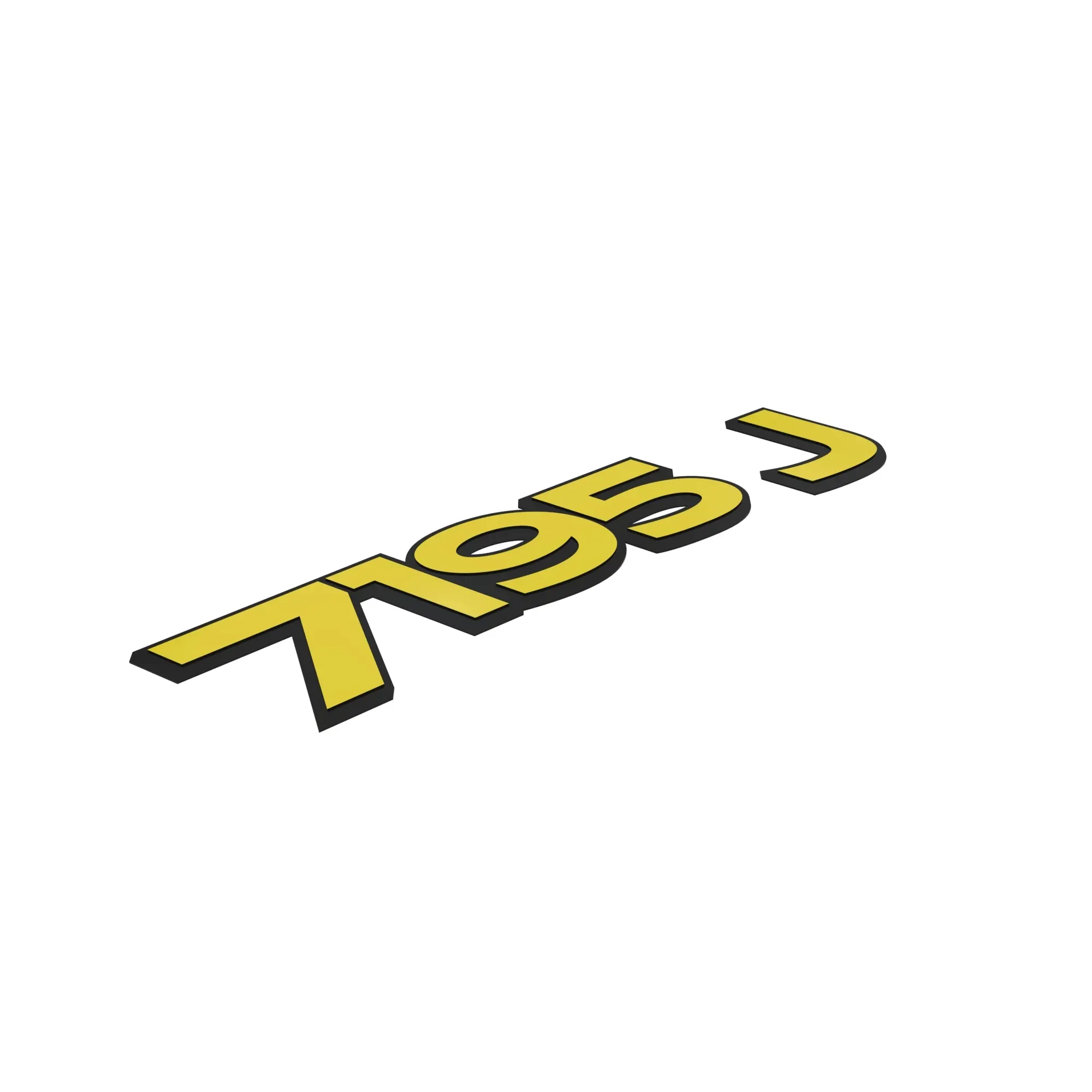 John Deere 7195J Hood Label, Right Side - R339911