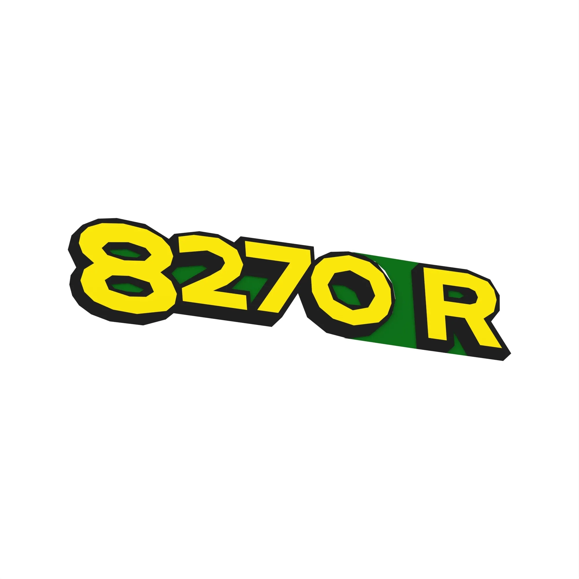 John Deere 8270R Label, Right Side - R267464