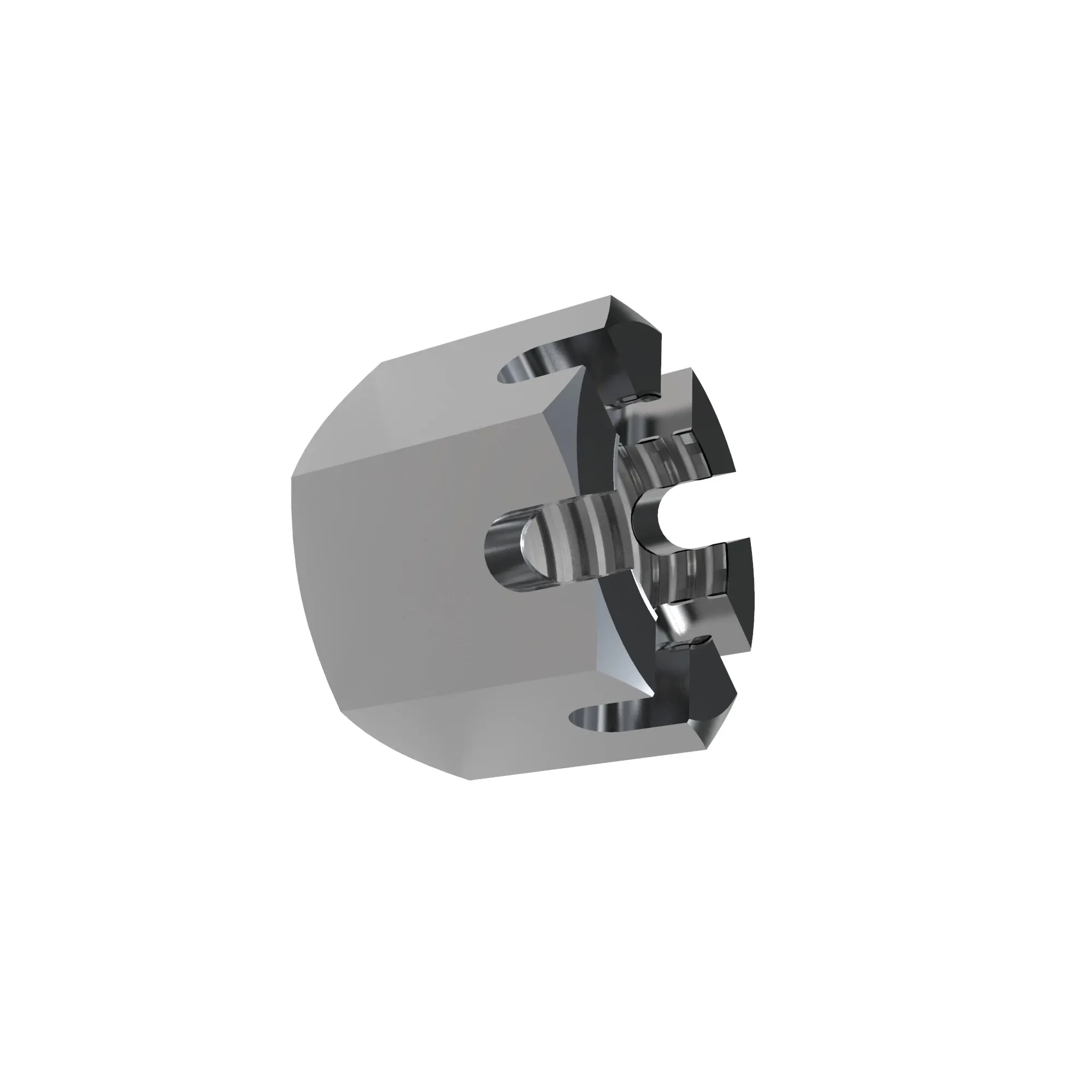 John Deere Hexagonal Slotted Nut, M12 - 14M7184