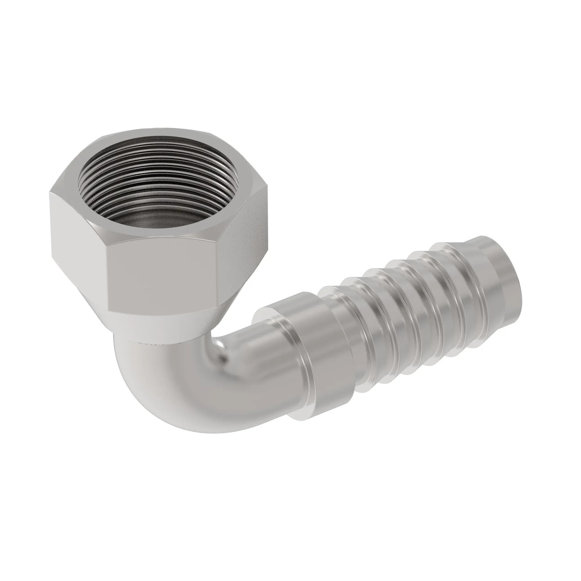 John Deere 90 Deg Elbow Hose Fitting, 16mm - HXE193213
