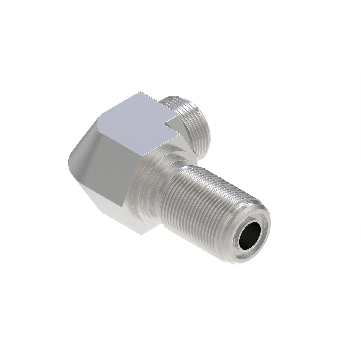90 Deg Bulkhead Elbow (BHE), ORFS