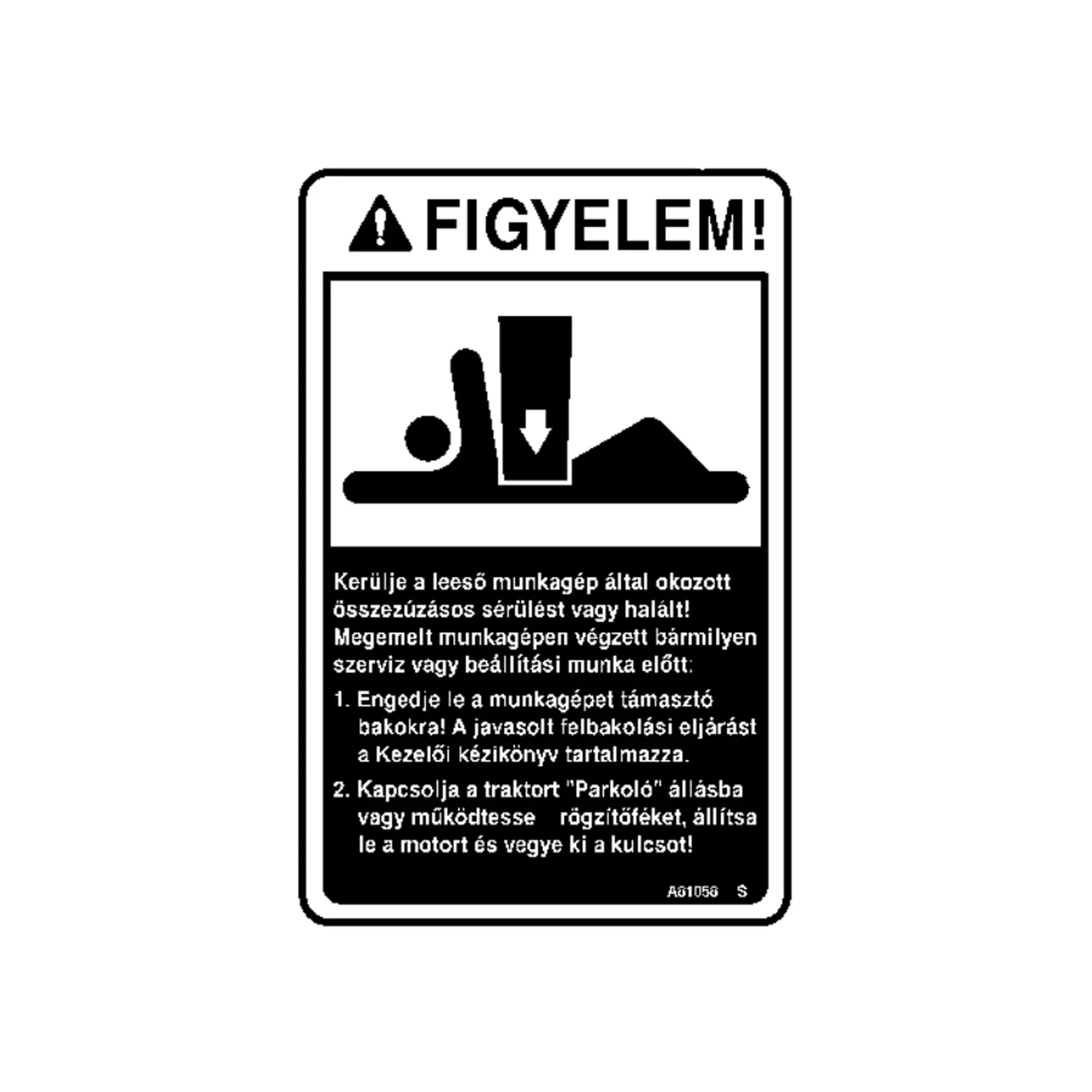 John Deere Safety Sign - A81058